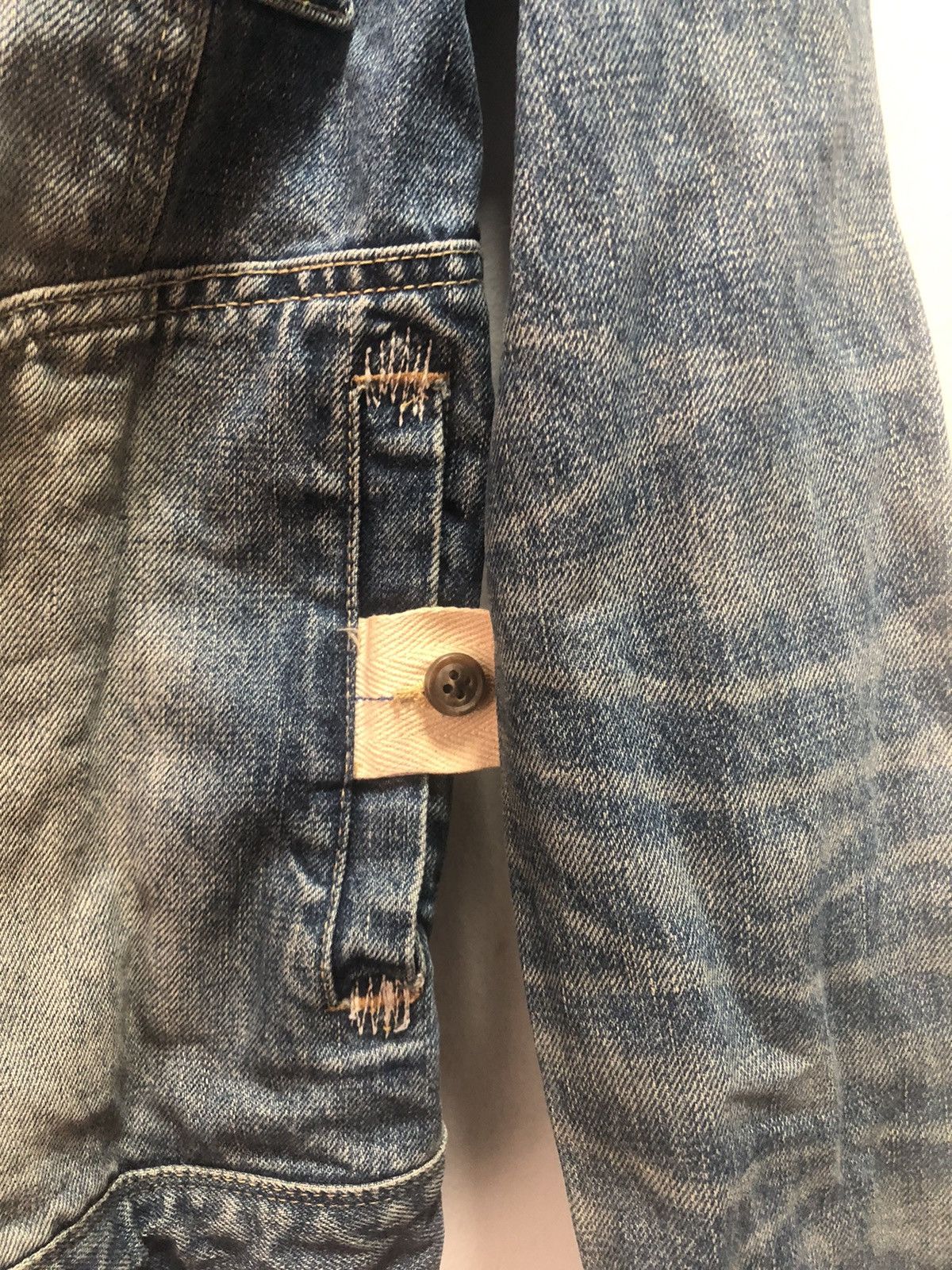 Paul Smith × R.Newbold R NEWBOLD Denim Jacket Distressed Patchwork Size US L / EU 52-54 / 3 - 6 Thumbnail