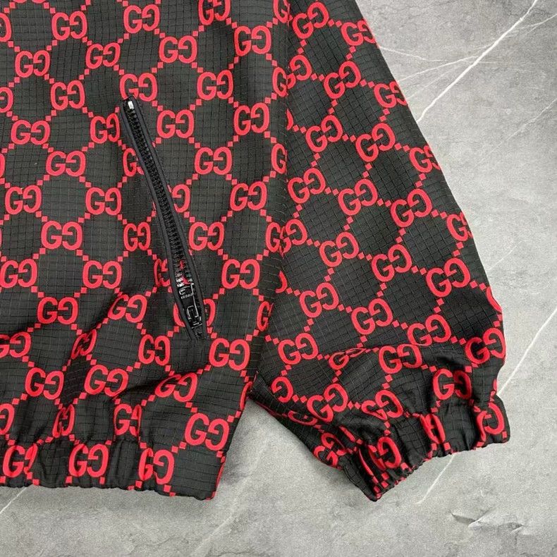 Gucci Gucci Little Dragon Man full-printed LOGO windbreaker cotto Size US L / EU 52-54 / 3 - 2 Thumbnail