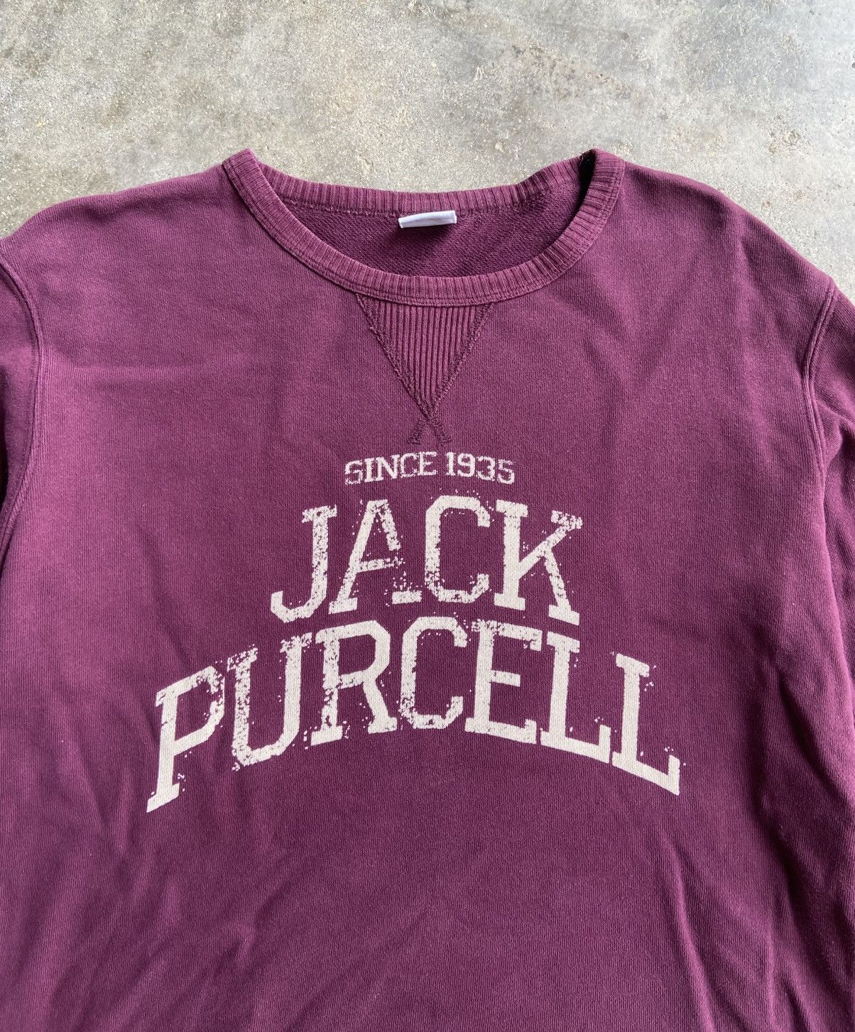 Converse 🇯🇵 JACK PURCELL BIG LOGO SWEATSHIRT Size US M / EU 48-50 / 2 - 3 Thumbnail
