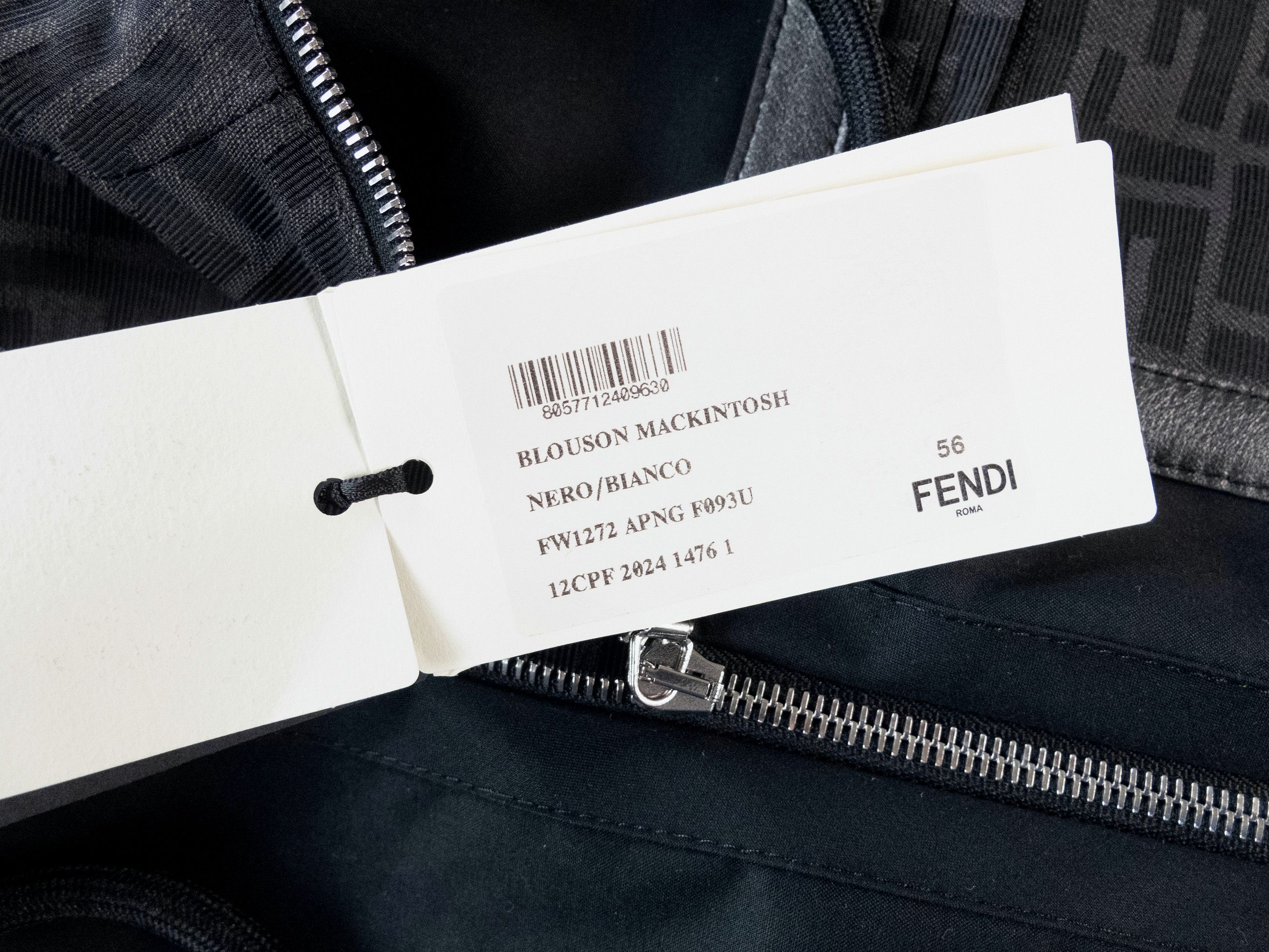 Fendi FENDI black high collar Mackintosh parka jacket 3XL Size US XXL / EU 58 / 5 - 13 Thumbnail