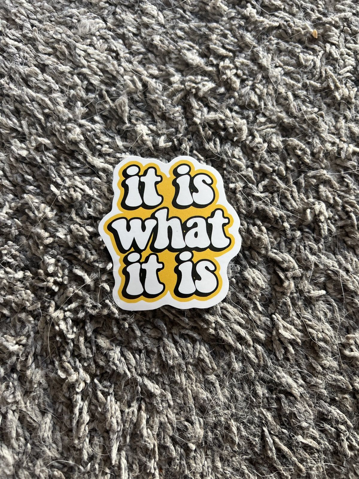 Hypebeast It Is What It Is Sticker Size ONE SIZE - 1 Thumbnail