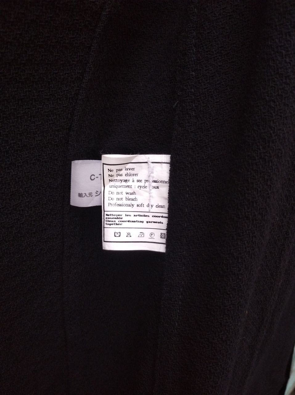 Chanel × Vintage Vtg🔥Authentic Chanel 94A Cc Mark Boton Tweed Chaqueta Larga Size XS / US 0-2 / IT 36-38 - 12 Thumbnail