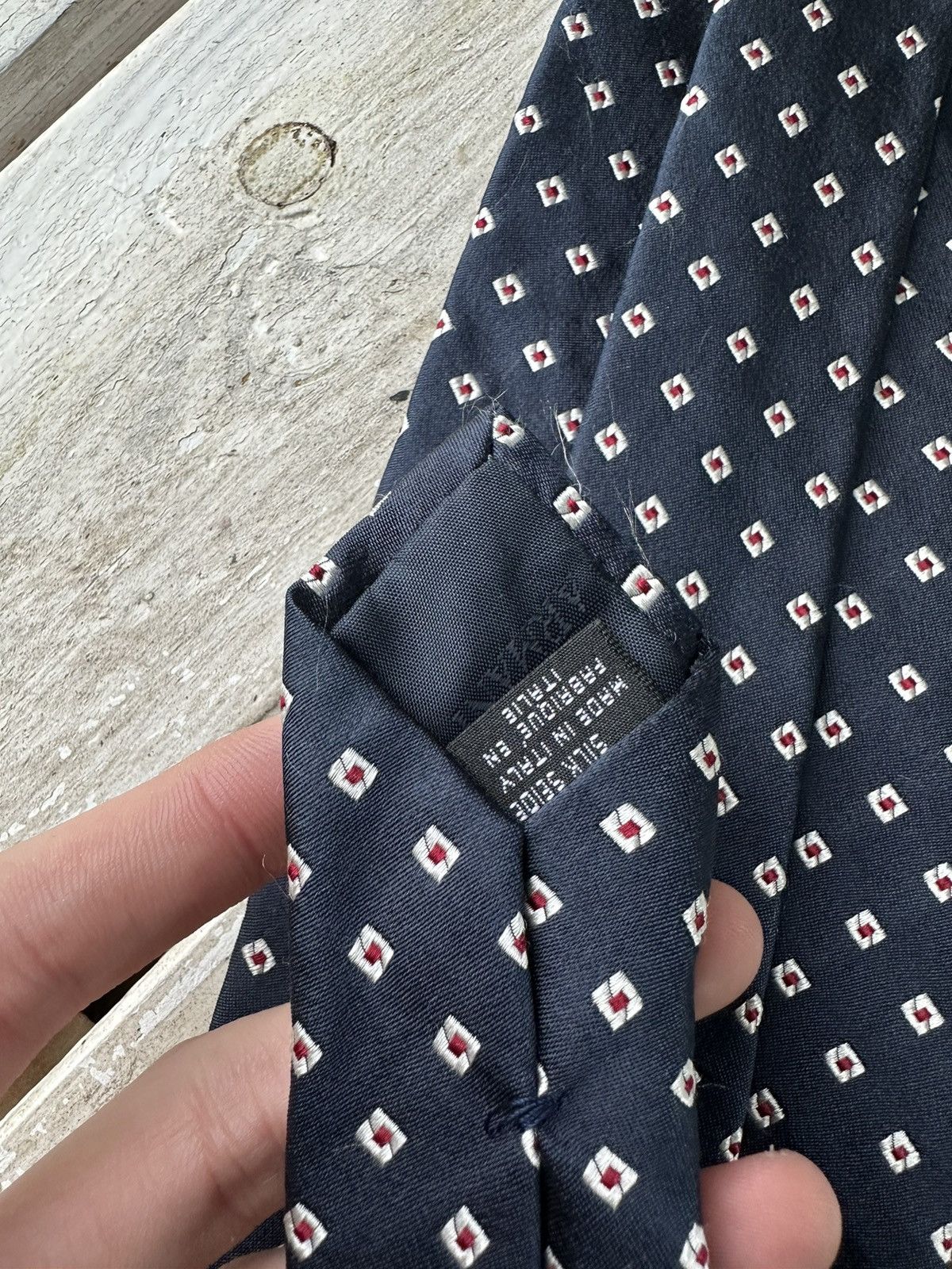 Armani × Giorgio Armani × Vintage 🚨 VINTAGE GIORGIO ARMANI FLANNEL 90s TIE luxury old money Size ONE SIZE - 5 Thumbnail