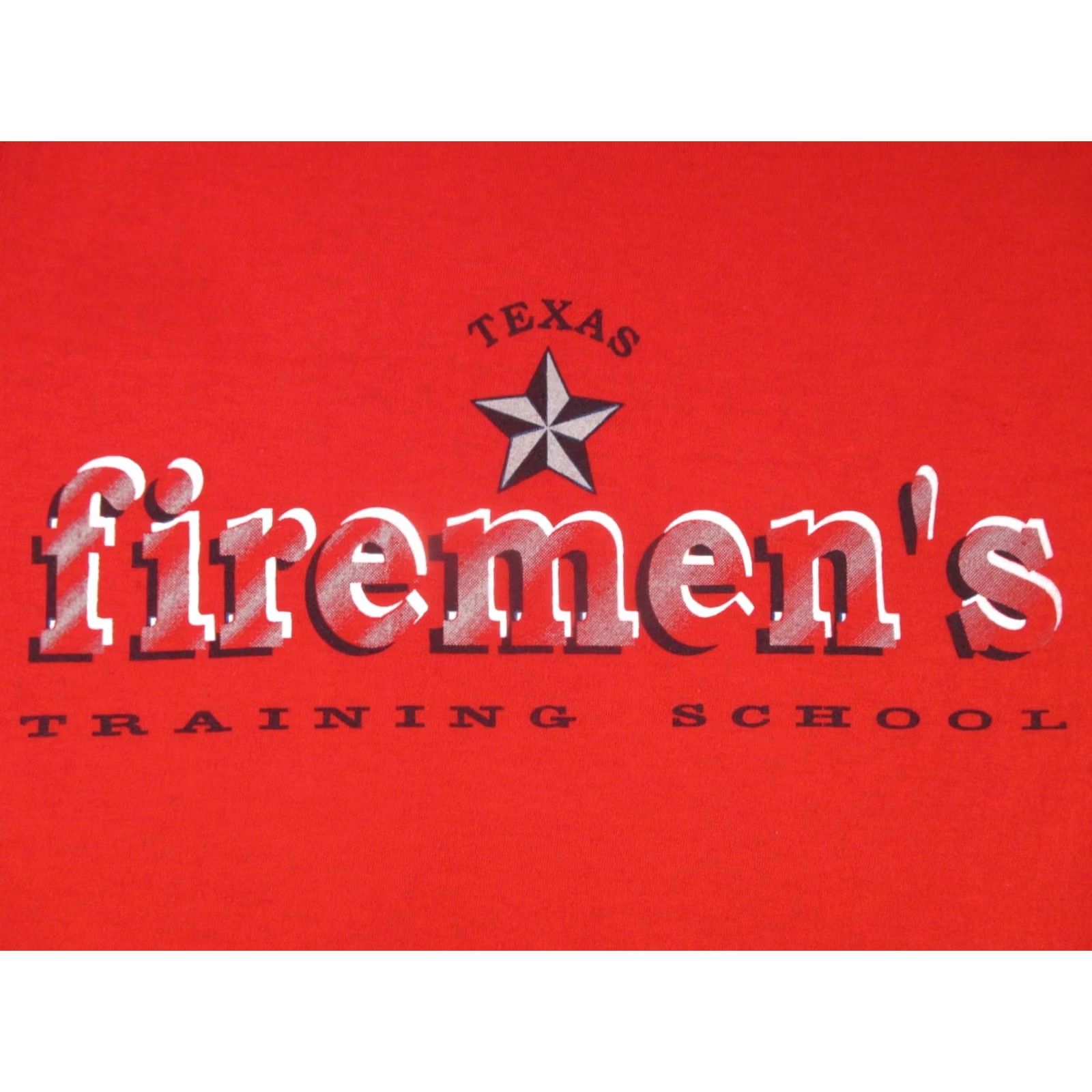 Vintage VINTAGE TEXAS FIREMEN TRAINING SCHOOL T-Shirt XXS fire fighter 80s Size US XS / EU 42 / 0 - 4 Thumbnail