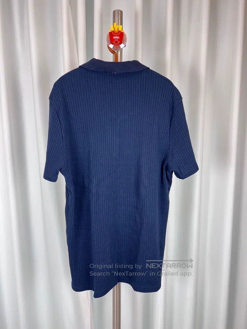 Thom Browne Thom Browne Four-stripe Collar POLO Short Sleeve Size US XXL / EU 58 / 5 - 2 Thumbnail