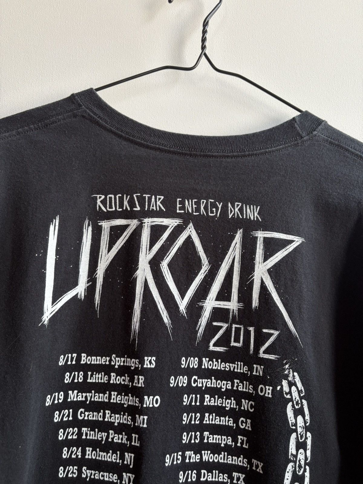 Band Tees Rockstar Uproar Music Festival 2012 Metal Band T-shirt Size US XXL / EU 58 / 5 - 8 Thumbnail