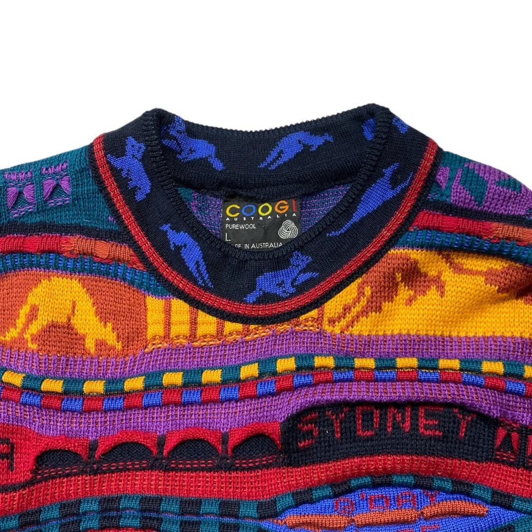 Coogi × Vintage Vintage 90s Coogi 3D Knitwear Sweater Size US L / EU 52-54 / 3 - 3 Thumbnail