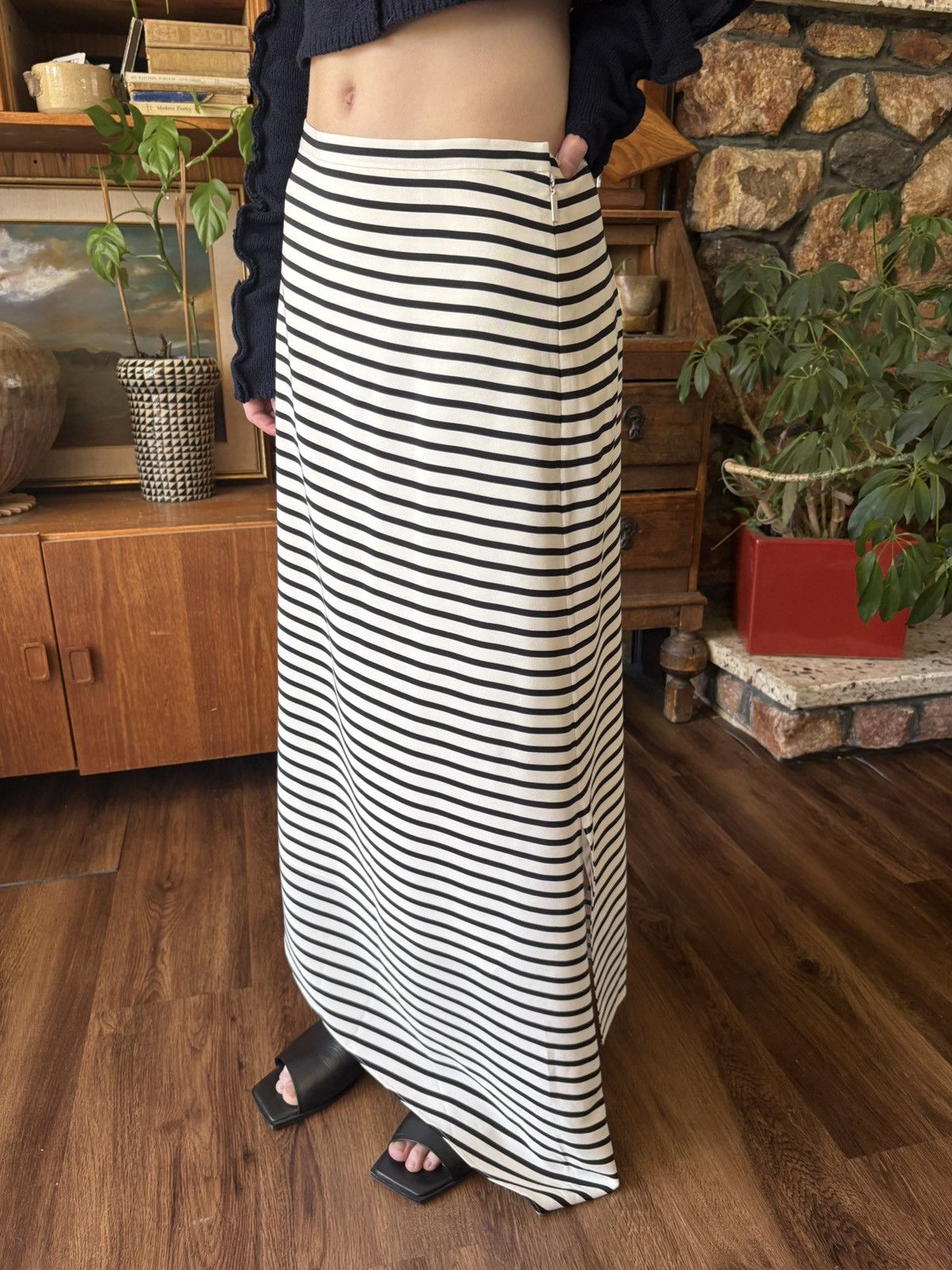 Tibi Tibi Asymmetrical Silk Maxi Skirt Size 4 Size 28" / US 6 / IT 42 - 1 Thumbnail
