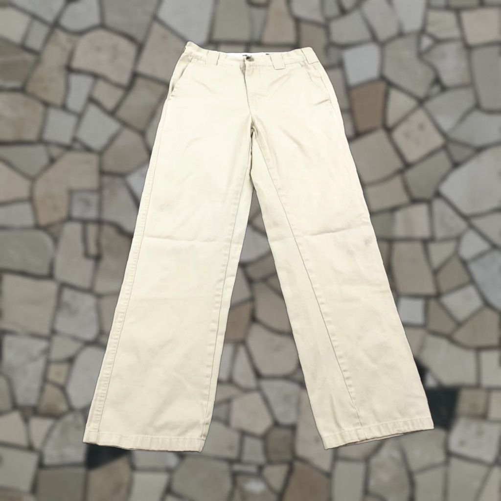 Vintage FB County Pants Mens 28x32 Khaki Beige Tan Loose Fit Straight Leg Work Utility Size US 28 / EU 44 - 1 Thumbnail