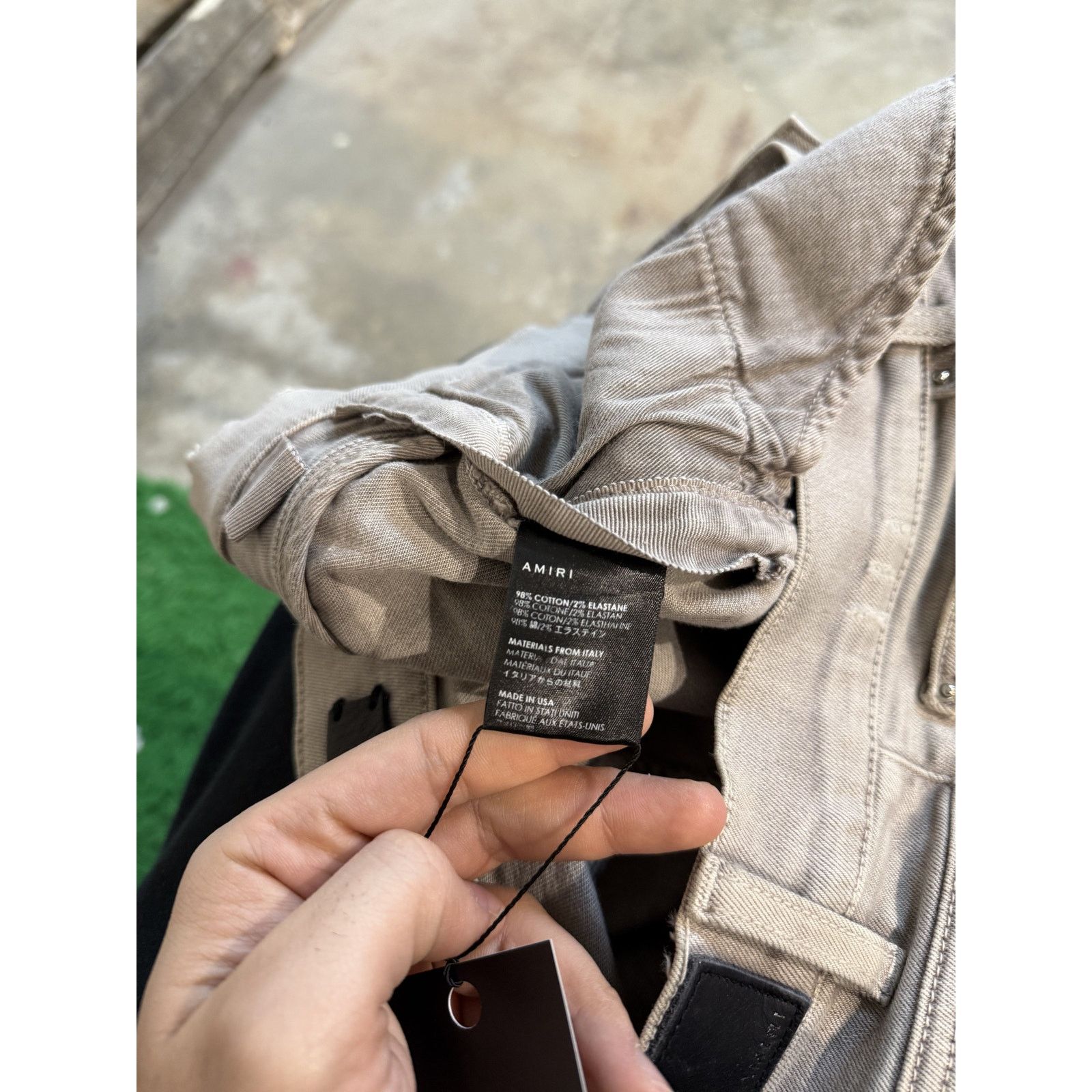 Amiri Amiri MX1 Sand Used 32 Size US 32 / EU 48 - 3 Thumbnail