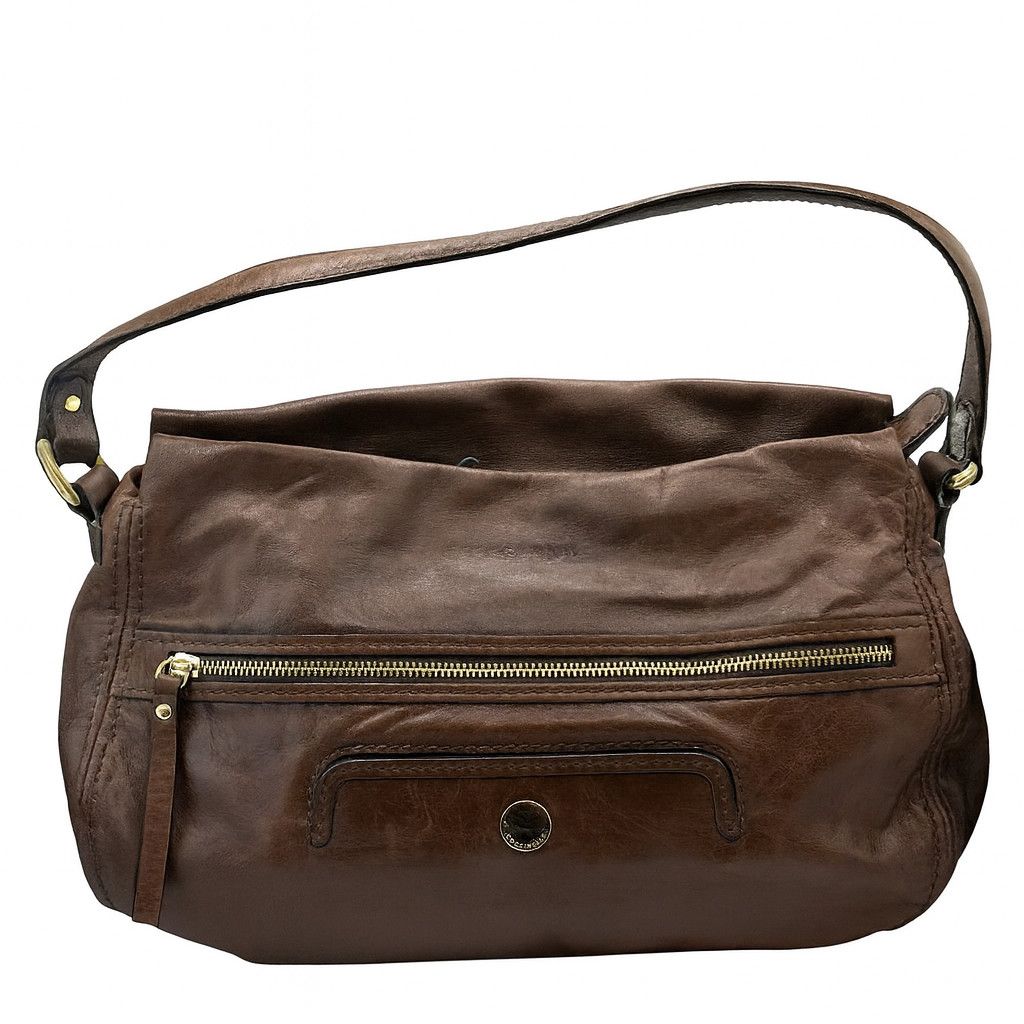Other Coccinelle Brown Leather Shoulder Bag Classic Italian Design Size ONE SIZE - 1 Thumbnail