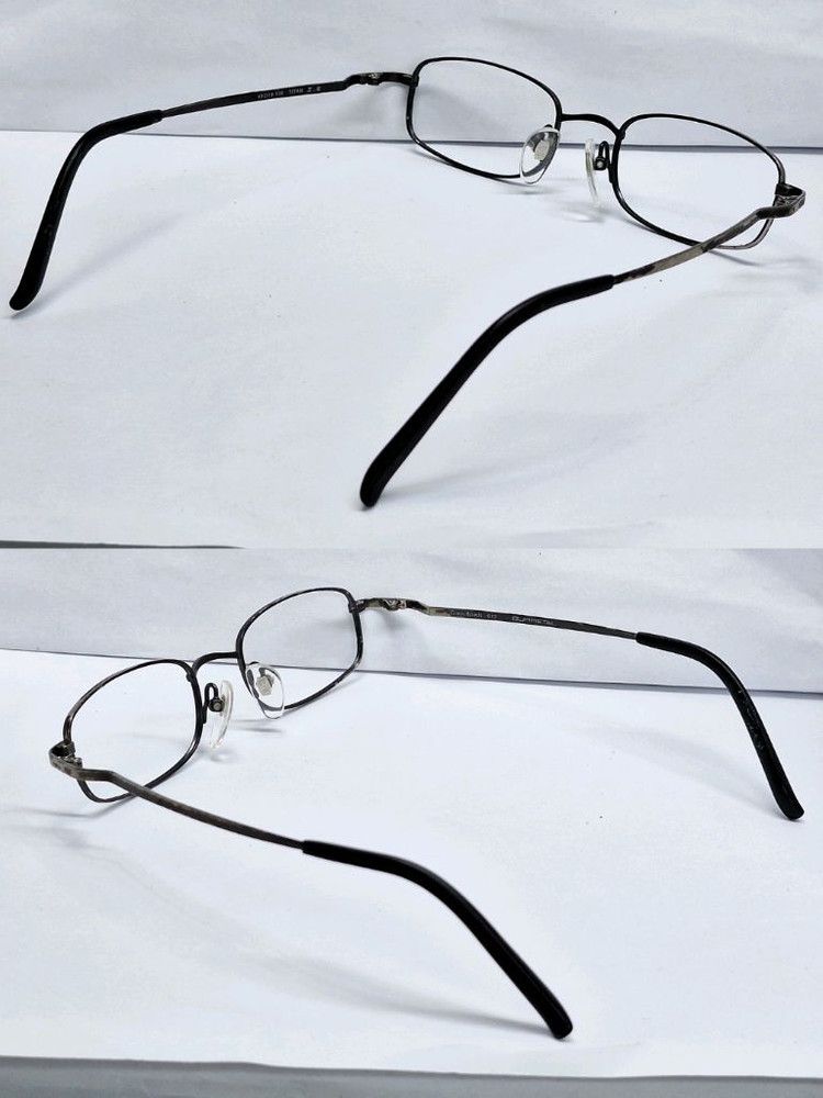 Other VINTAGE Cross Roads by Sanko Kogaku GUMMETAL Glasses Frame Size ONE SIZE - 6 Thumbnail