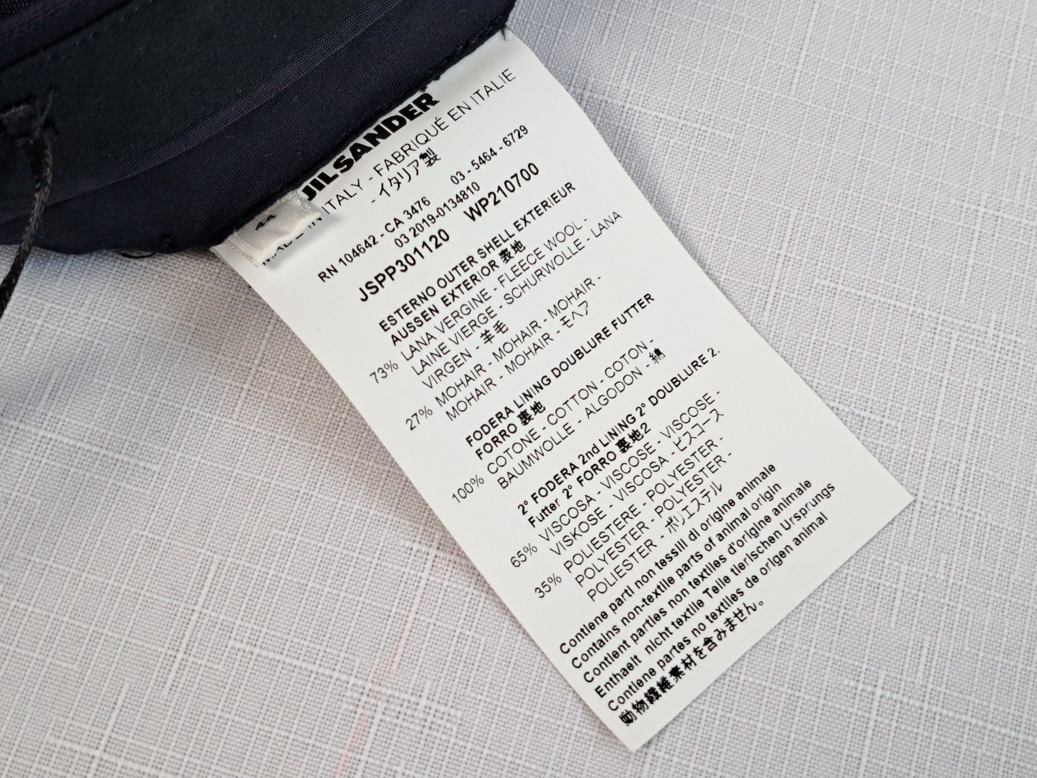 Jil Sander Jil Sander wool/mohair dark navy pants. Size 44. Size 36" / US 14 / IT 50 - 11 Thumbnail