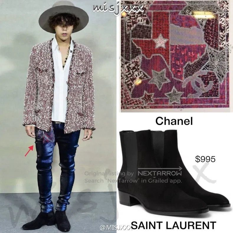 Saint Laurent Paris Saint Laurent Paris Black Chelsea boots i Size US 8.5 / EU 41-42 - 7 Thumbnail