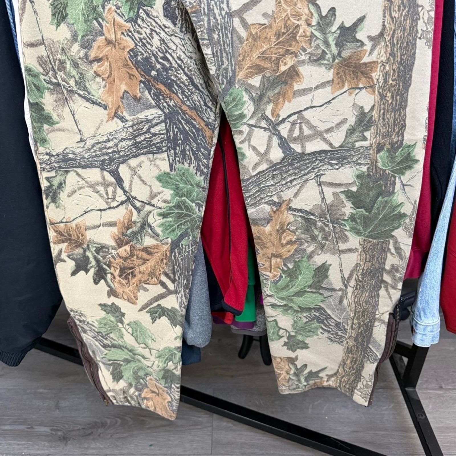 Other Vintage 90s Hunting Camo Baggy Sweatpants Size US 34 / EU 50 - 4 Thumbnail