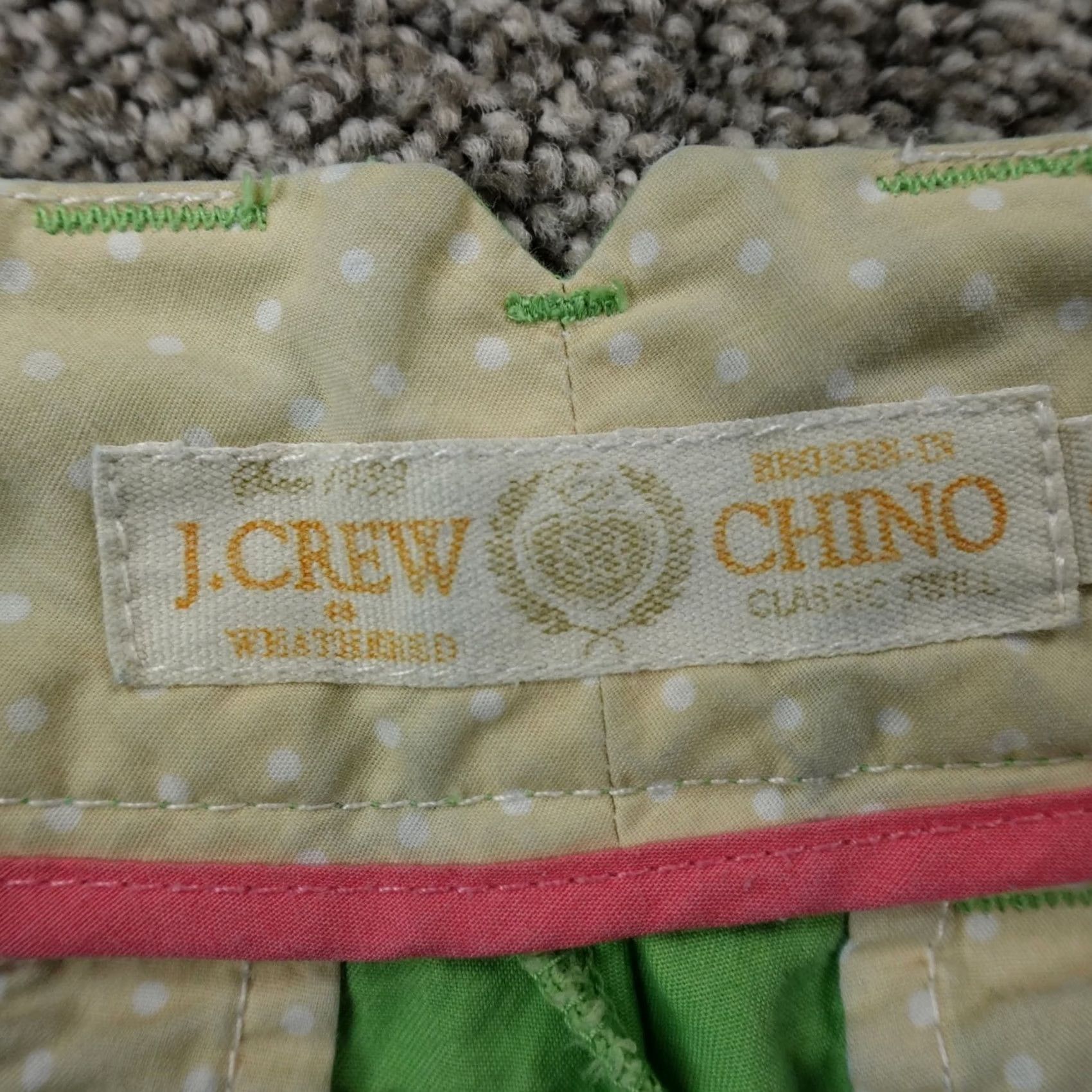 J.Crew J.CREW Shorts Womens 4 Green Chino Mid Rise Flat Front Casual Preppy Shorts Mens Womens Girls Size 27" / US 4 / IT 40 - 6 Thumbnail