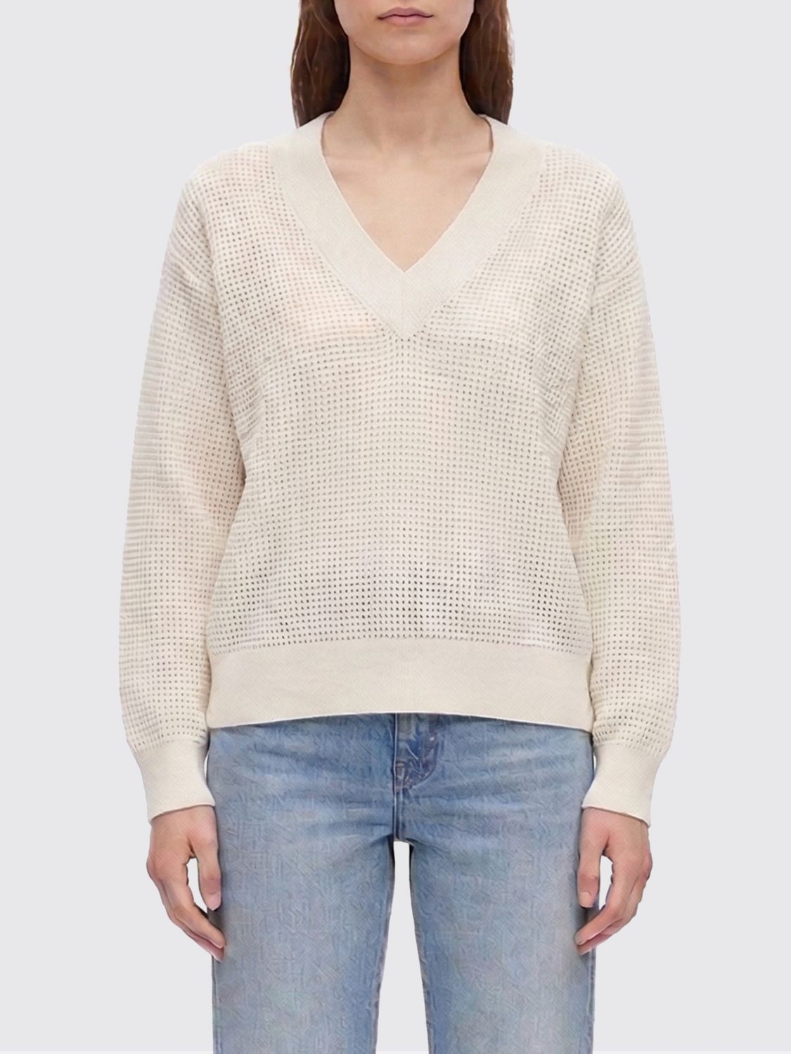 Brunello Cucinelli Brunello Cucinelli Sweater Woman Smoke Grey Size M / US 6-8 / IT 42-44 - 1 Thumbnail