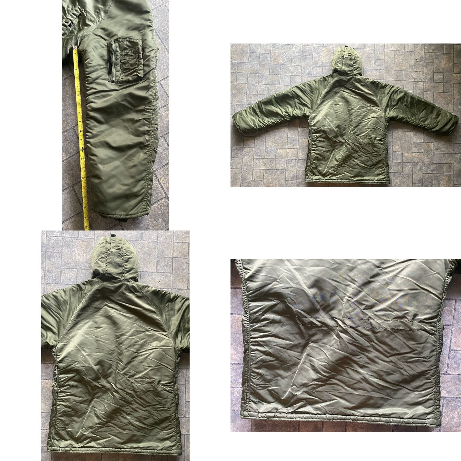 Alpha Industries VINTAGE Alpha Industries N-3B Parka Jacket Hooded Military Green Medium Unisex Adults Winter Size M Size US M / EU 48-50 / 2 - 10 Thumbnail