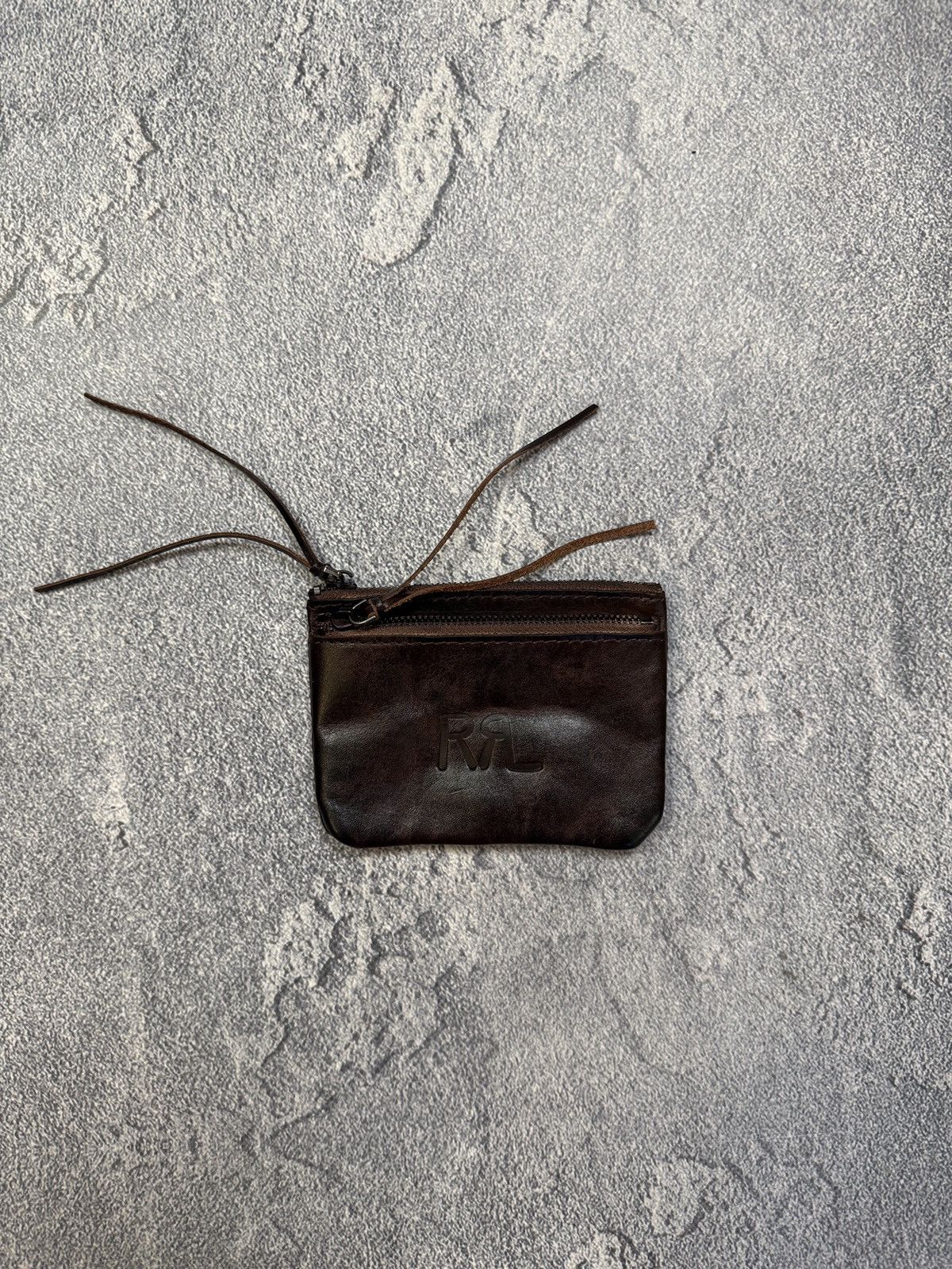 RRL Ralph Lauren Rare Double RL Indigo Leather Ralph Lauren Wallet ...