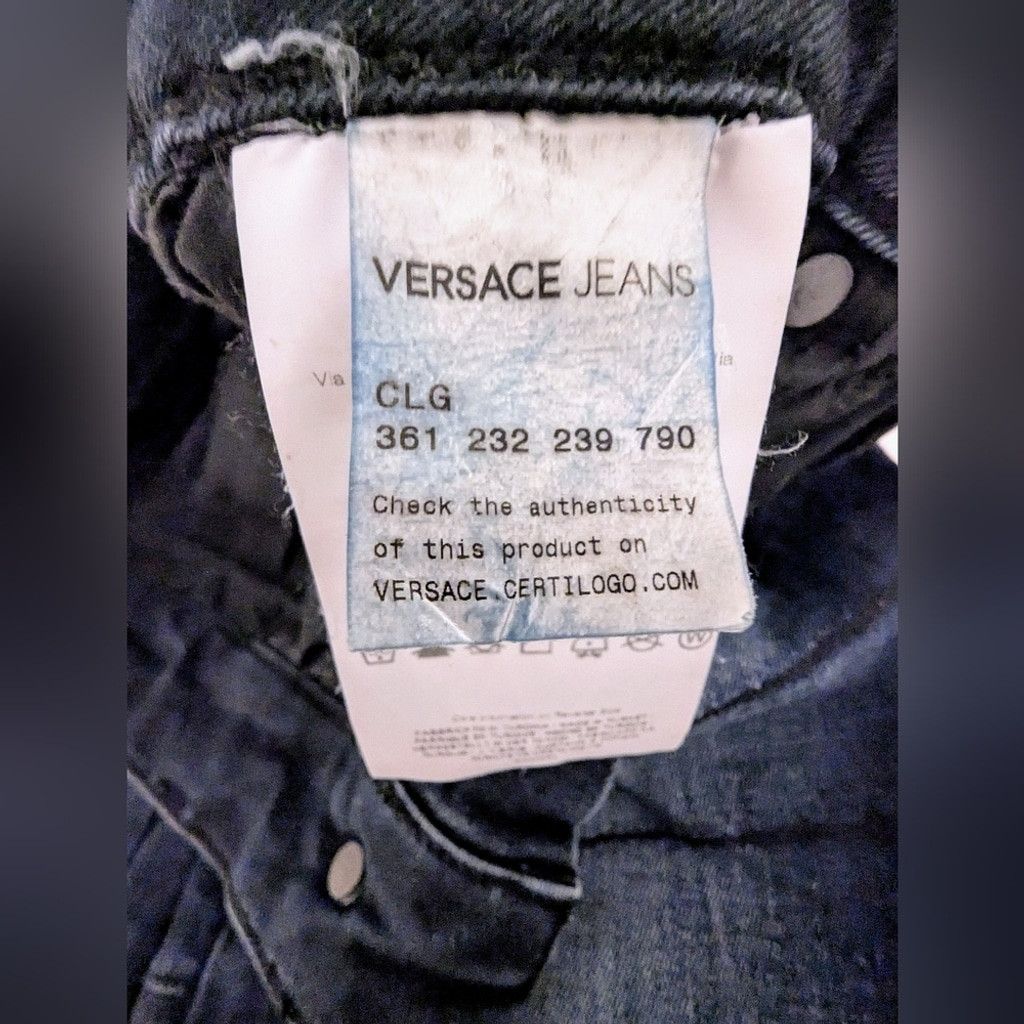 Versace Jeans Couture Versace Jeans Collection Dark Blue Skinny Moto Jeans Size 26" / US 2 / IT 38 - 10 Thumbnail