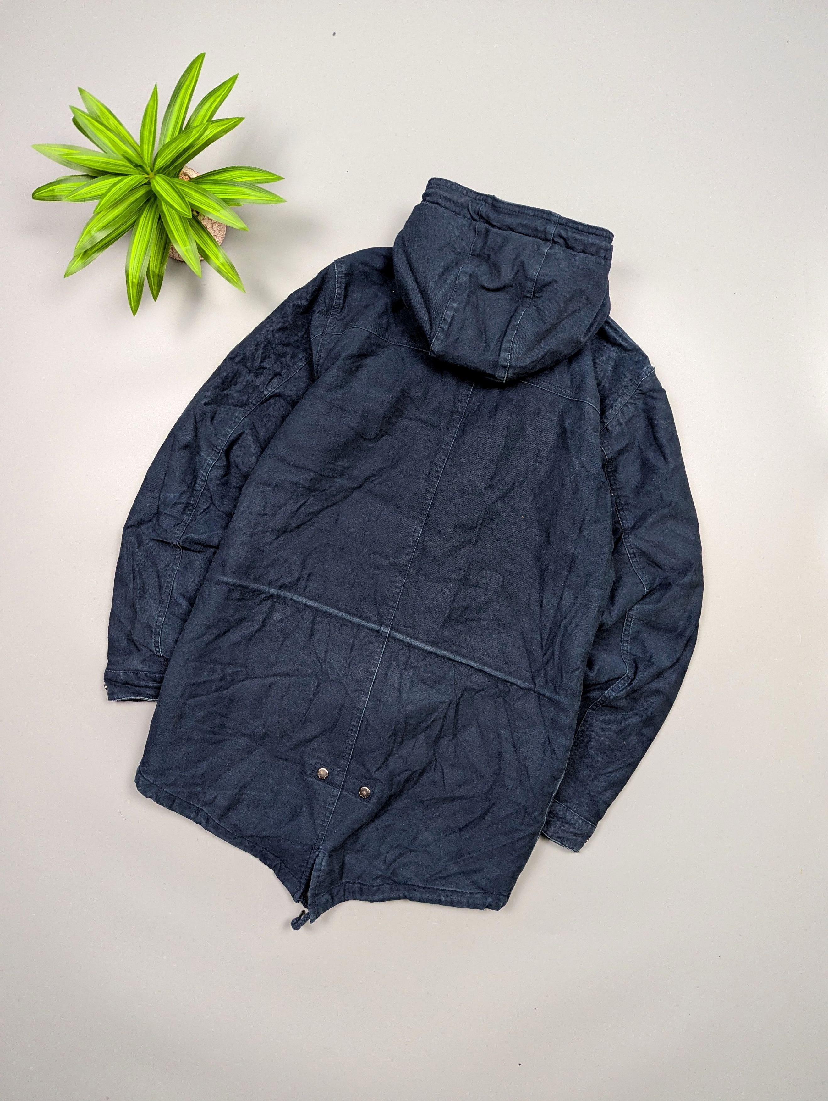 Carhartt Wip Carhartt WIP Dalsh VTG Men’s Canvas Parka Faded Jacket Size US M / EU 48-50 / 2 - 15 Thumbnail