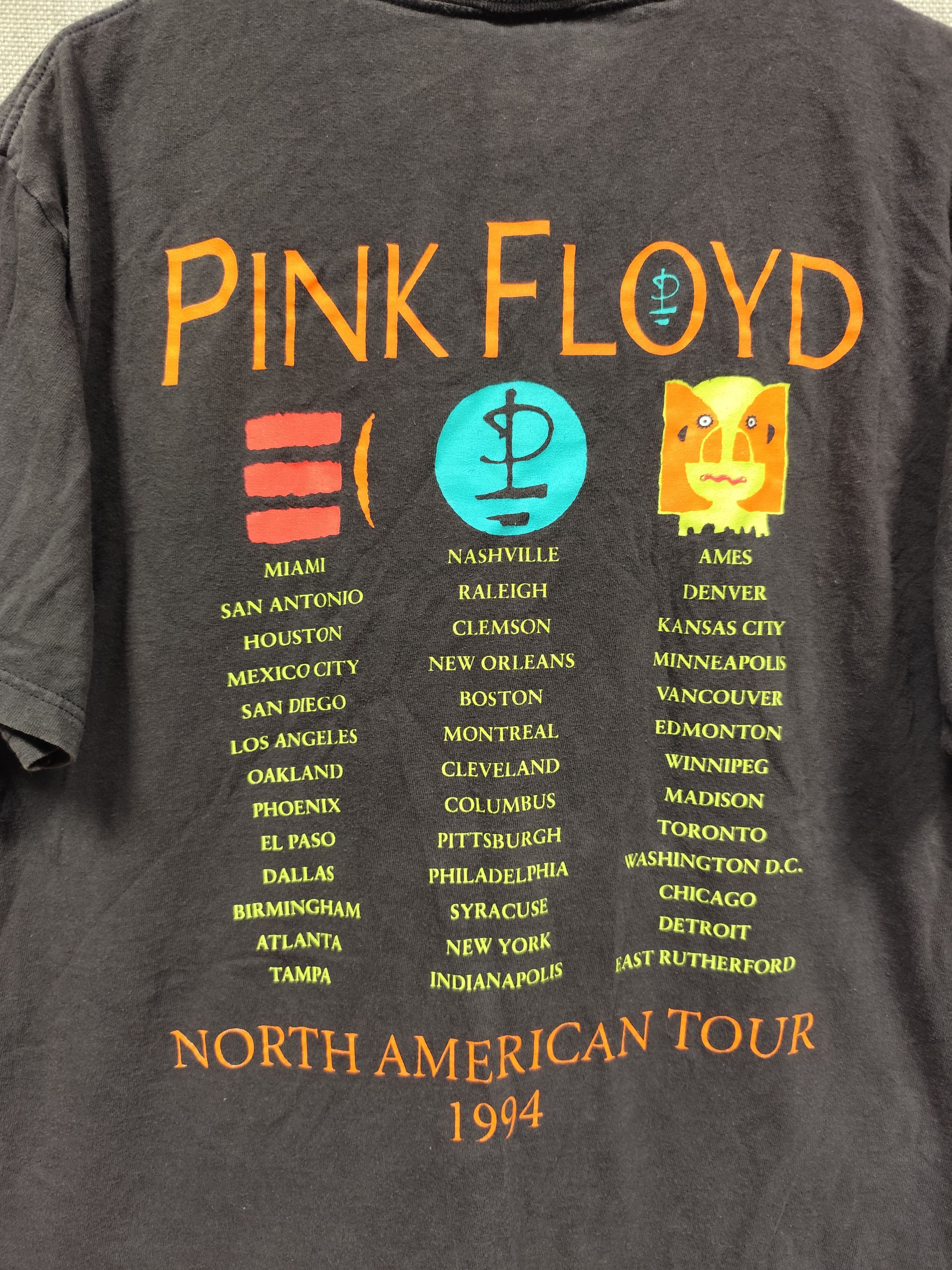 Pink Floyd Vintage 1994 Pink Floyd Division Bell Tour Tee Size US L / EU 52-54 / 3 - 3 Thumbnail
