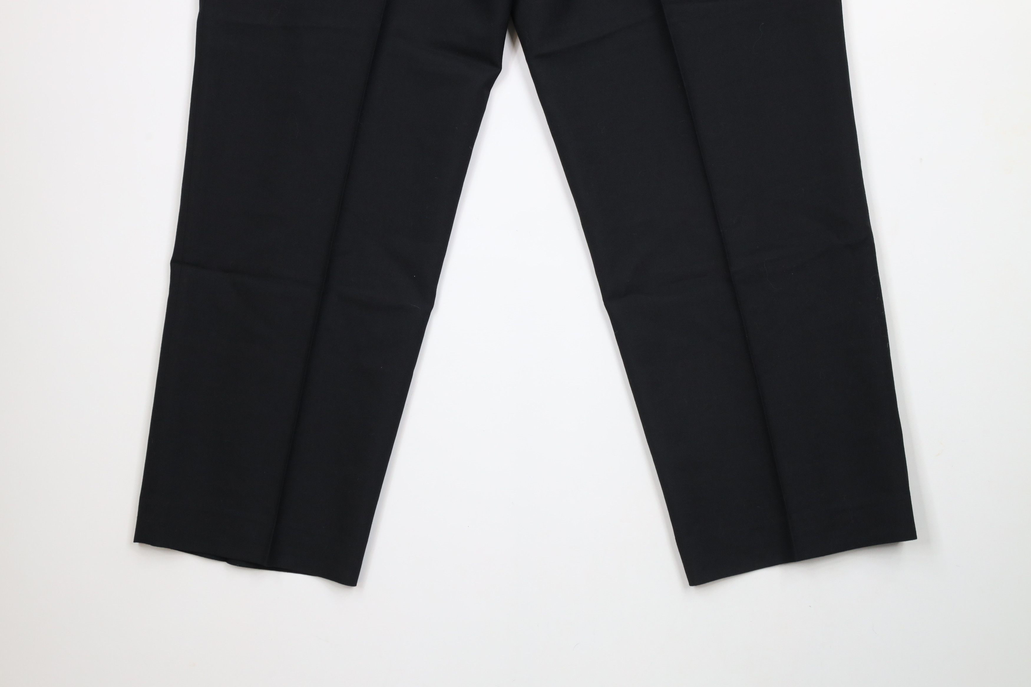 Lands' End × Vintage Vintage 90s Lands End Wool Wide Leg Chino Pants Black USA Size US 38 / EU 54 - 11 Thumbnail