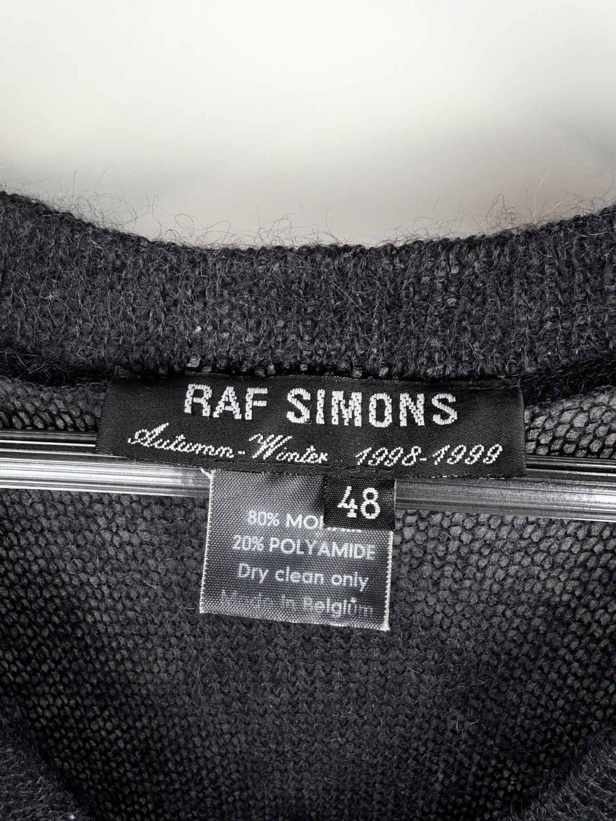 Raf Simons AW98 Raf Simons Radioactivity Mohair Sleeveless Vest Tanktop Size US M / EU 48-50 / 2 - 5 Thumbnail