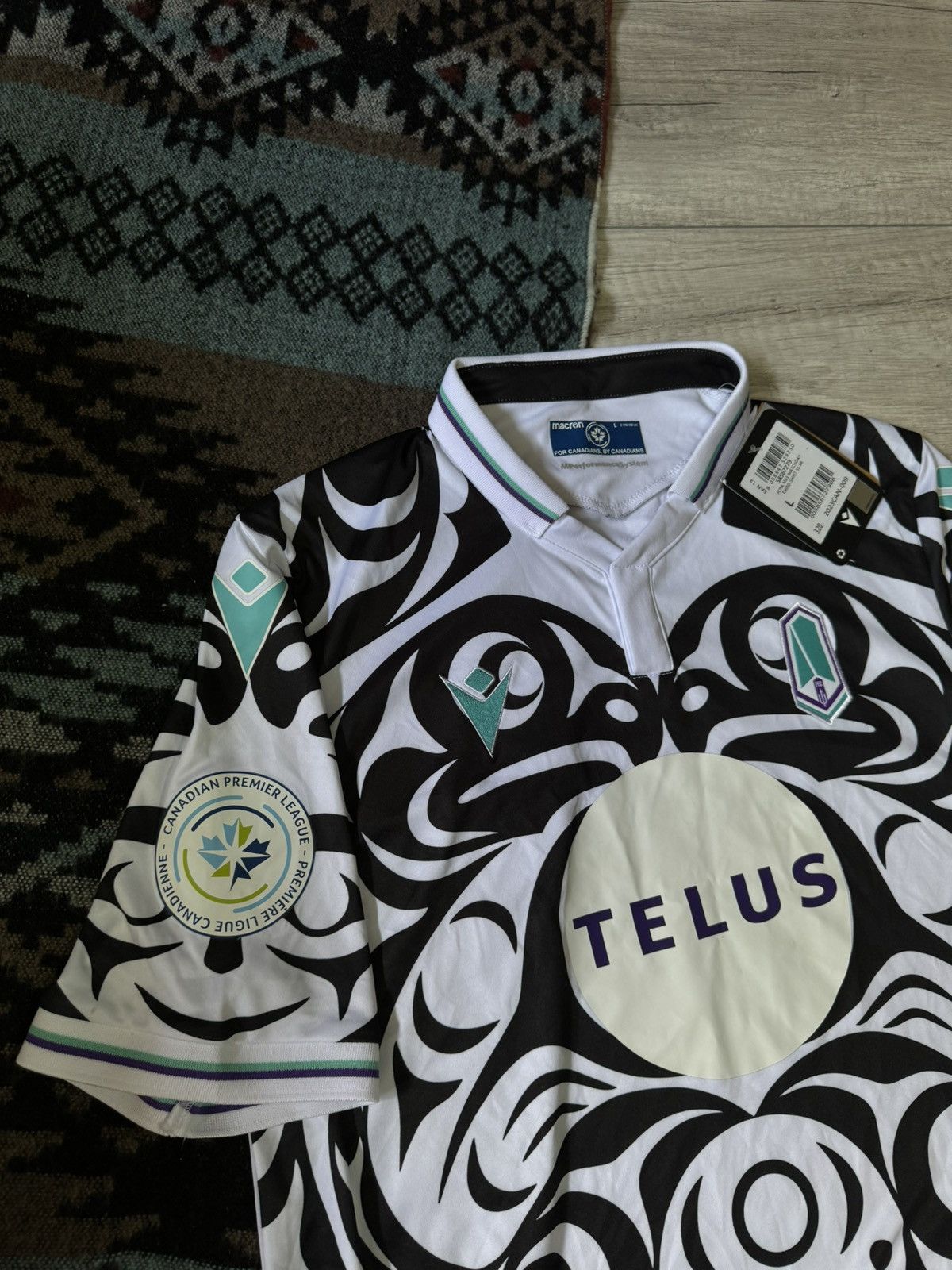 Pacific FC Canada Macron 2023 Matchday Third Shirt Jersey