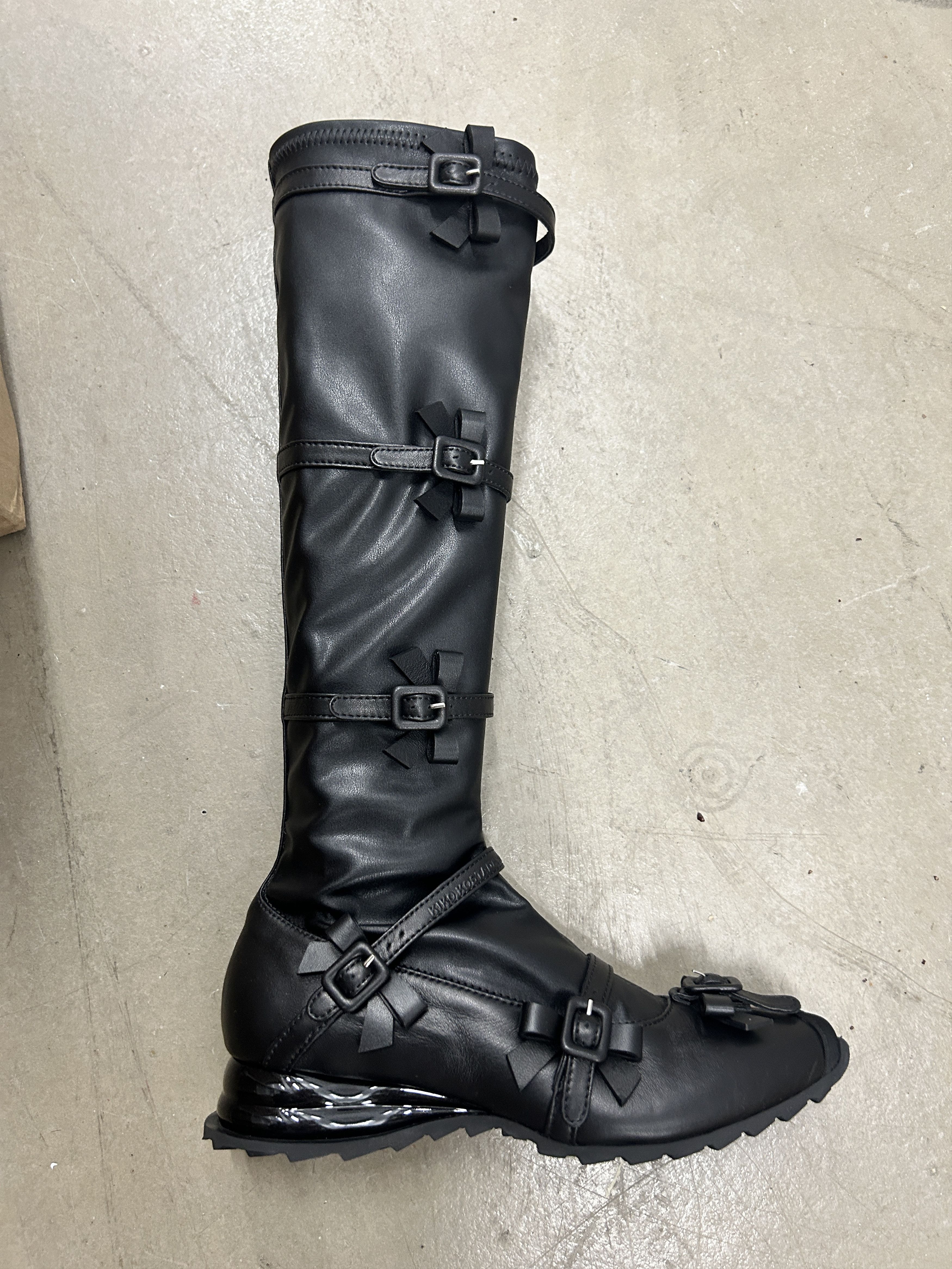 Kiko Kostadinov Kiko Kostadinov RIBBON HIGH BOOT Black Size US 8 / IT 38 - 18 Thumbnail