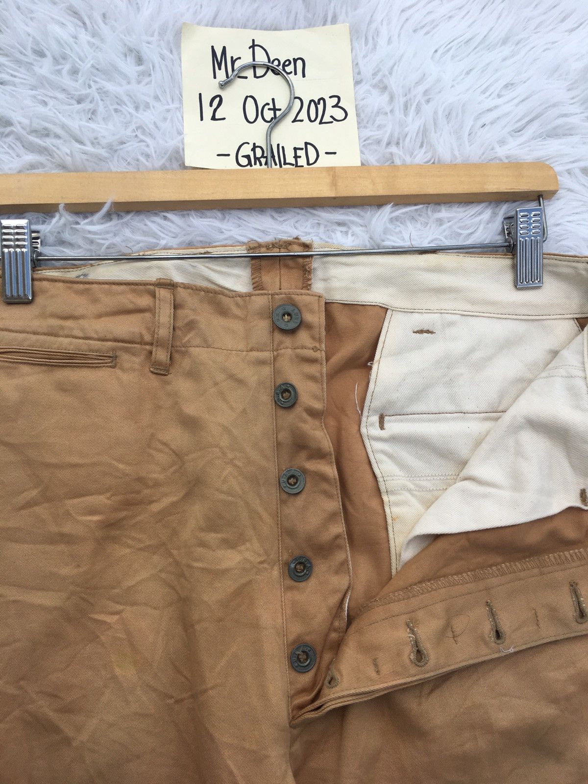 Buzz Rickson's Vtg Buzz Ricksons 1945 Model US Army Trousers/Khakis Pants Size US 32 / EU 48 - 7 Thumbnail