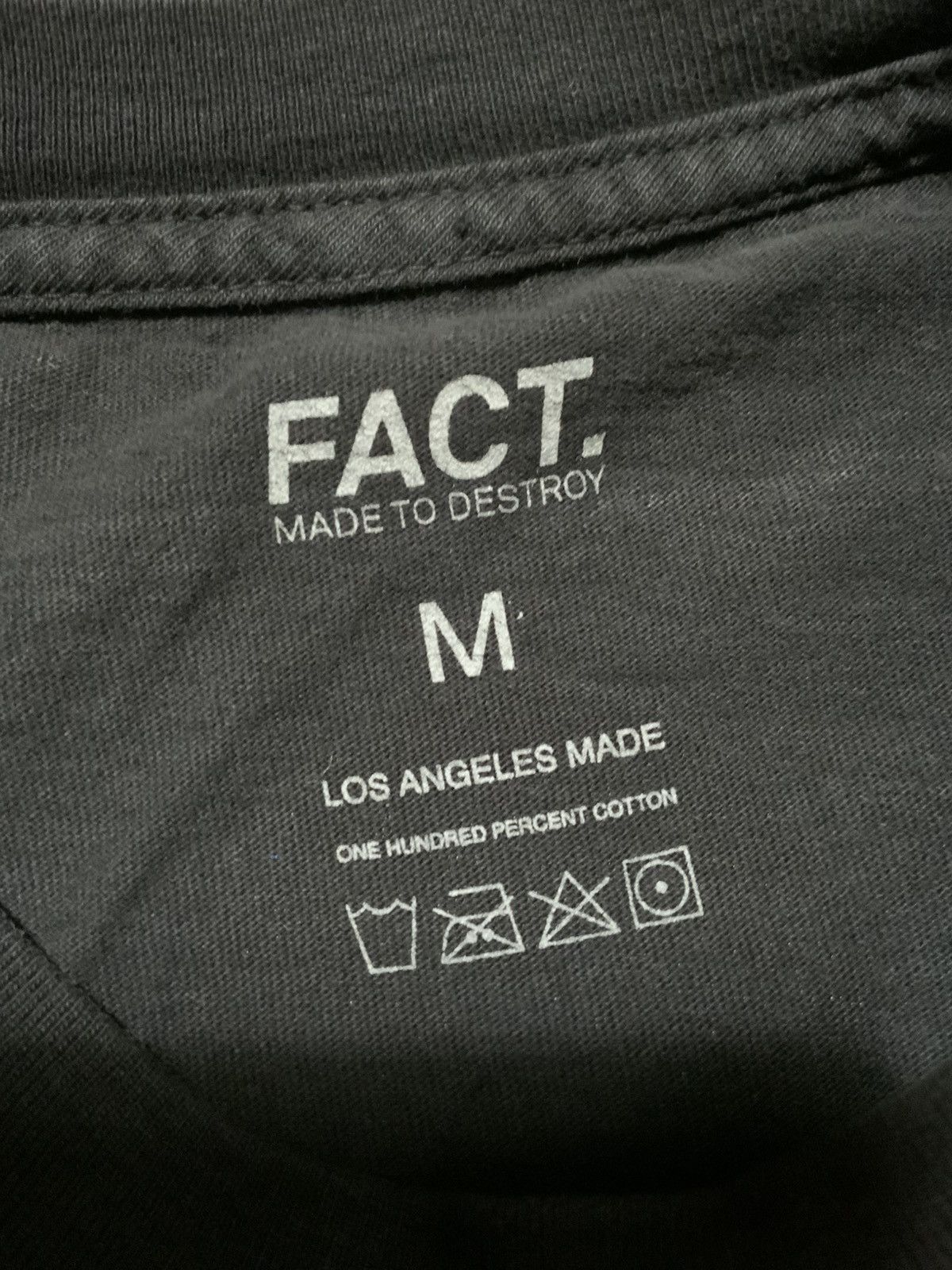 Other FACT Made To Destroy Los Angeles “Black Eye” Punk T-Shirt Size US M / EU 48-50 / 2 - 9 Thumbnail