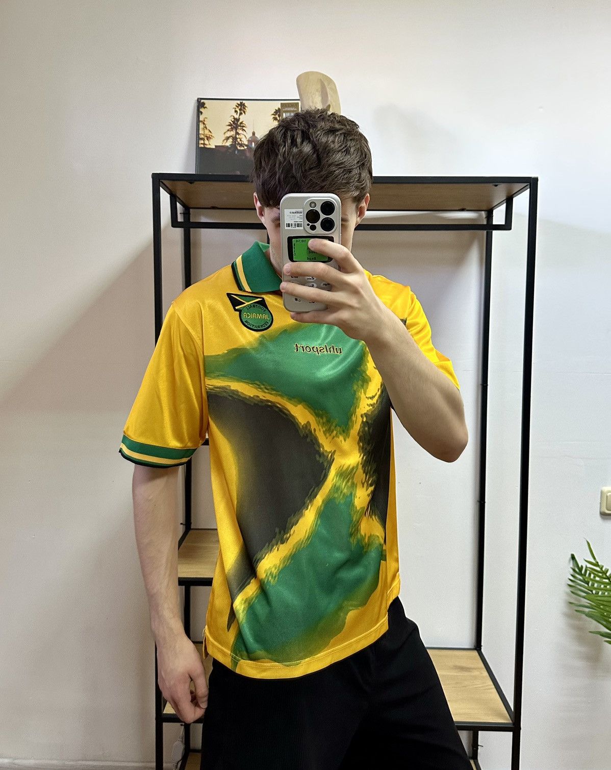 Vintage Jamaica Uhlsport 2001/03 Football Jersey Soccer Shirt L Kit Size US L / EU 52-54 / 3 - 19 Thumbnail