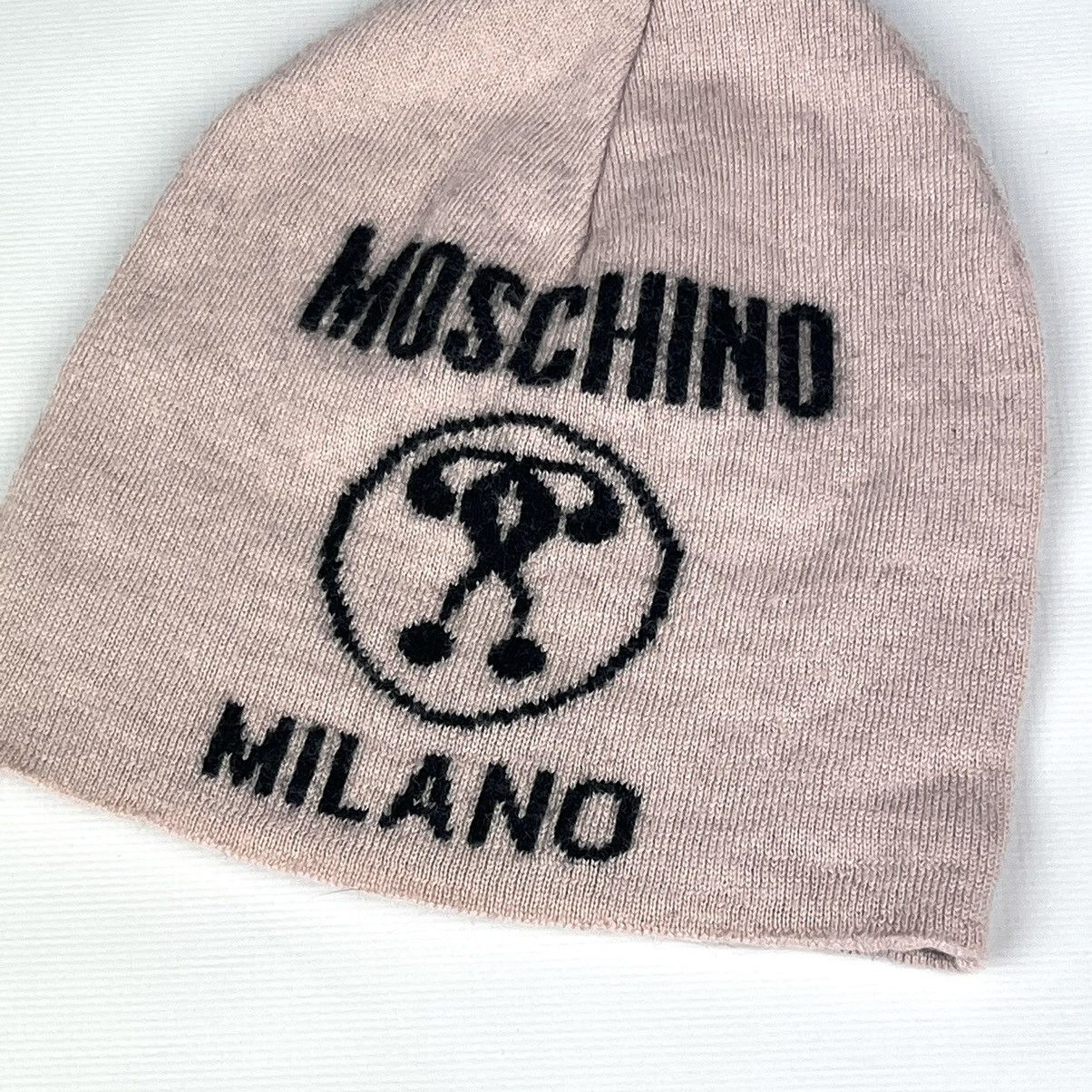 Moschino Moschino wool big logo beanie hat Size ONE SIZE - 2 Thumbnail