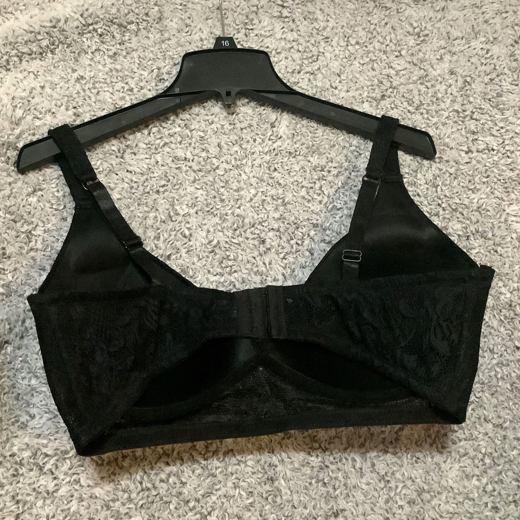 Laura Ashley Laura Ashley Bra Women's Plunge Wire Free 38D Lightly Lined Seamless Black Multicolor Floral Pattern Boned Adjustable Strap Back Closure N/A Size ONE SIZE - 2 Thumbnail