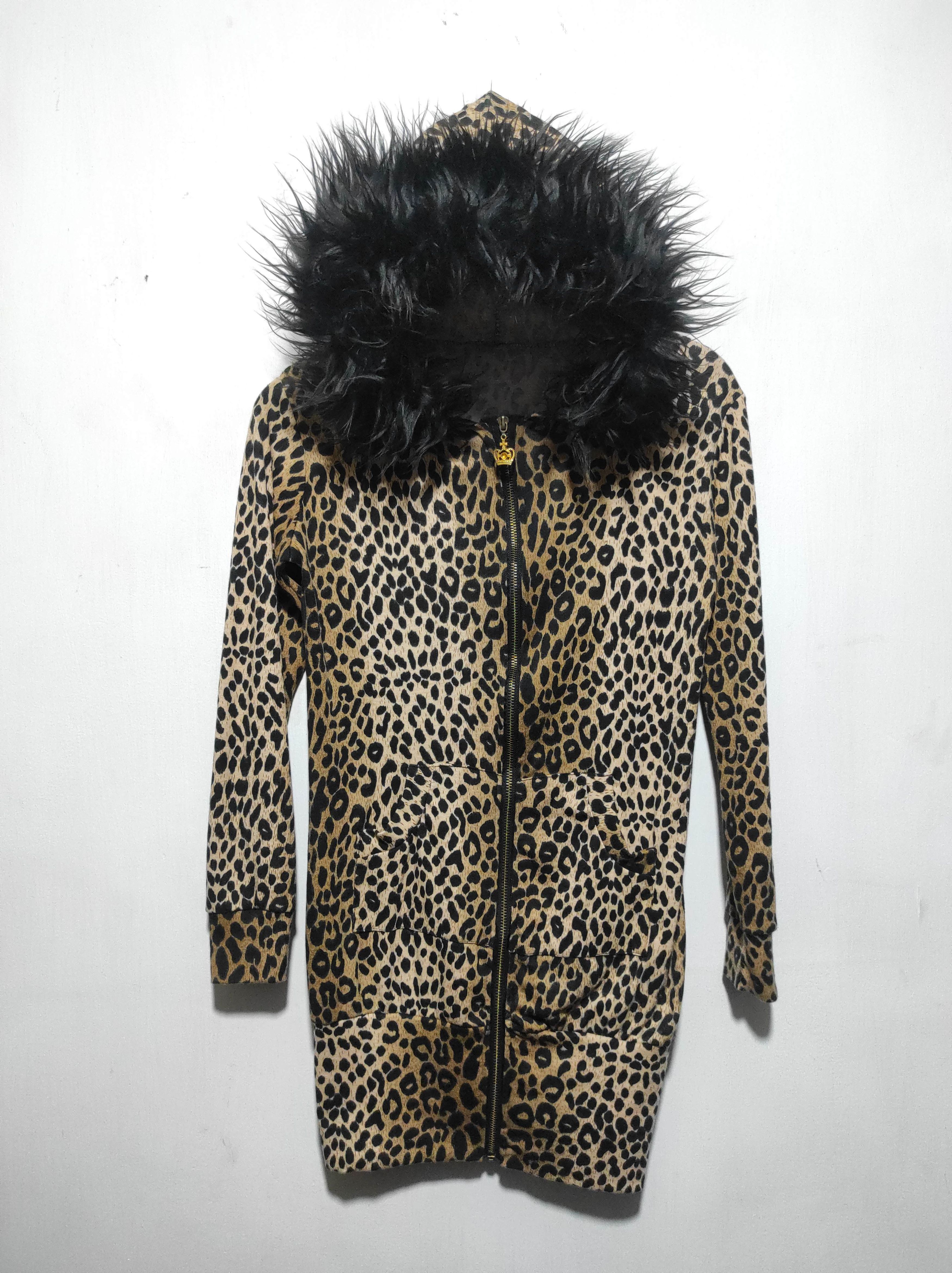 Leopard Zipper Fur Hoodie Ifsixwasnine Lgb Style