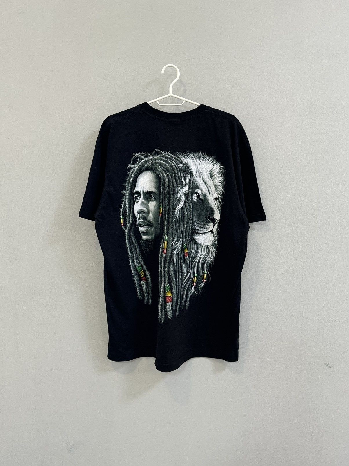 Band Tees × Bob Marley Vintage 2004 Bob Marley Lion Rasta Rap Tee Size US XL / EU 56 / 4 - 2 Thumbnail