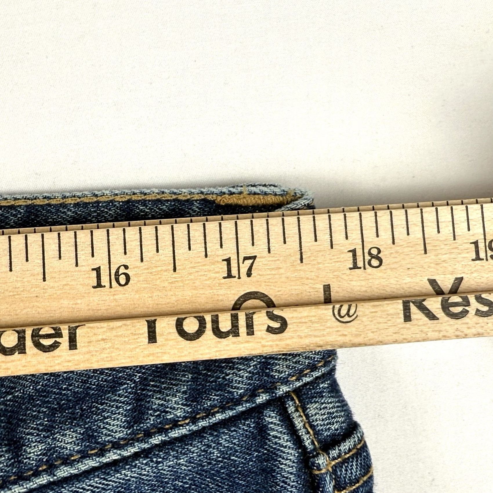 Buck Mason Buck Mason Ford Standard Jeans Mens Size 33 (Actual 35x27) 14oz Denim Regular Fit 5-Pocket Button Fly Blue Jeans Size US 33 - 7 Thumbnail