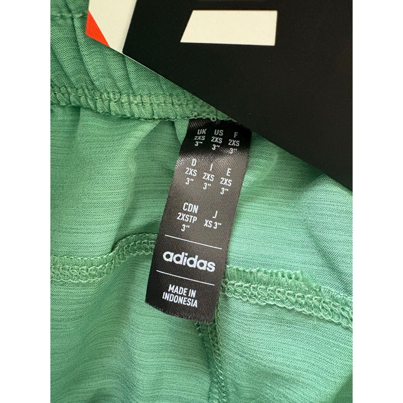 Adidas adidas | 3-Stripe High Rise Pacer Running Shorts | NWT | 2XS Size 22" - 3 Thumbnail