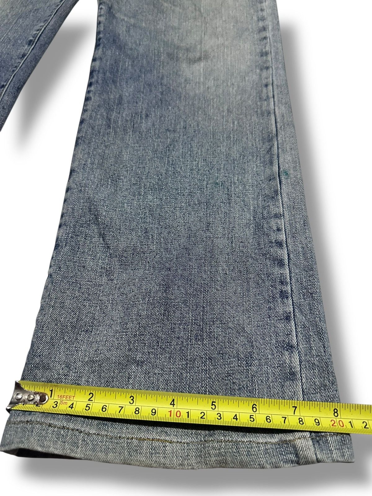 Japanese Brand Crocodile Vintage Baggy Loose Distressed Jeans Faded Size US 30 / EU 46 - 15 Thumbnail