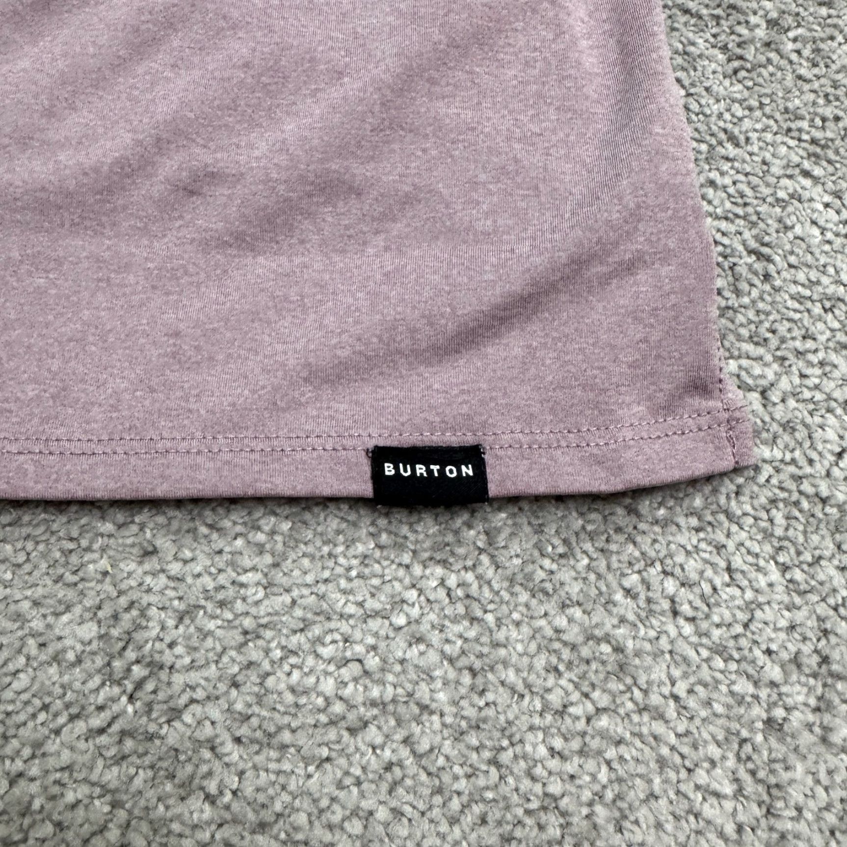 Burton Burton T-Shirt Womens Large Lavender Crew Neck Short Sleeve Athletic Tee - Purple Activewear, CrossFit, Gym & Training, Athleisure, 90s Inspired? Size L / US 10 / IT 46 - 5 Thumbnail