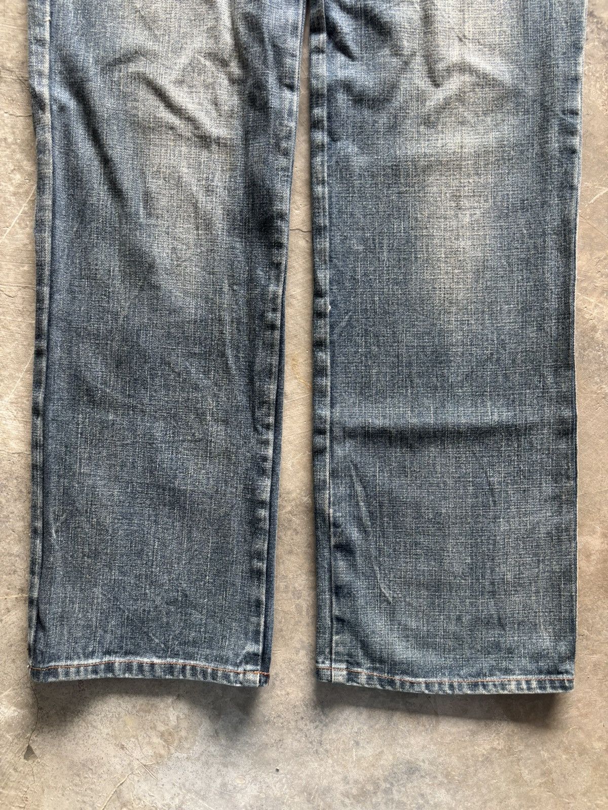 If Six Was Nine CRAZY DOUBLE WAIST JAPANESE DENIM WITH SIDE SKULL EMBROIDERY Size US 32 / EU 48 - 11 Thumbnail