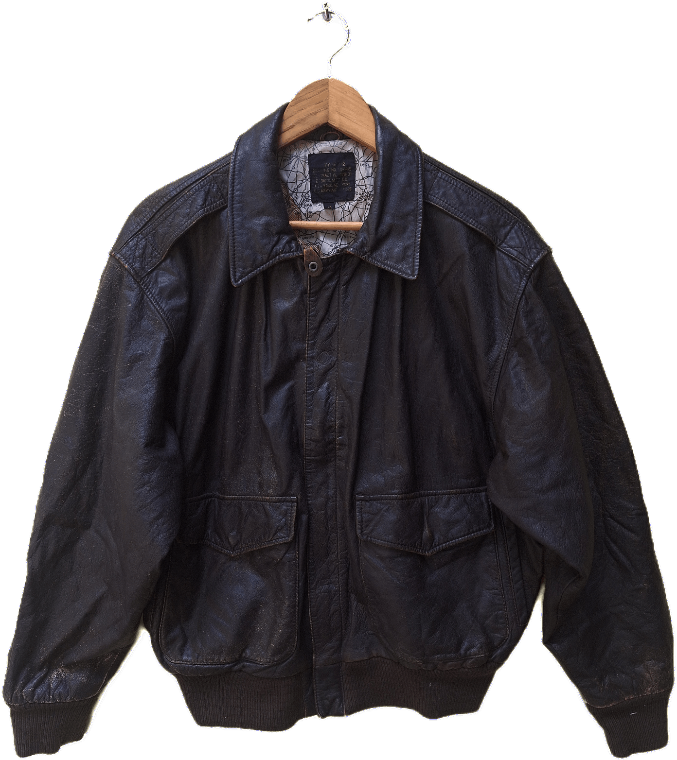 Vintage Type A-2 Leather Air Force Jacket | Grailed