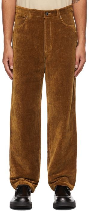 image of Jacquemus Brown La Montagne 'le Pantalon Velours' Trousers, Men's (Size 30)