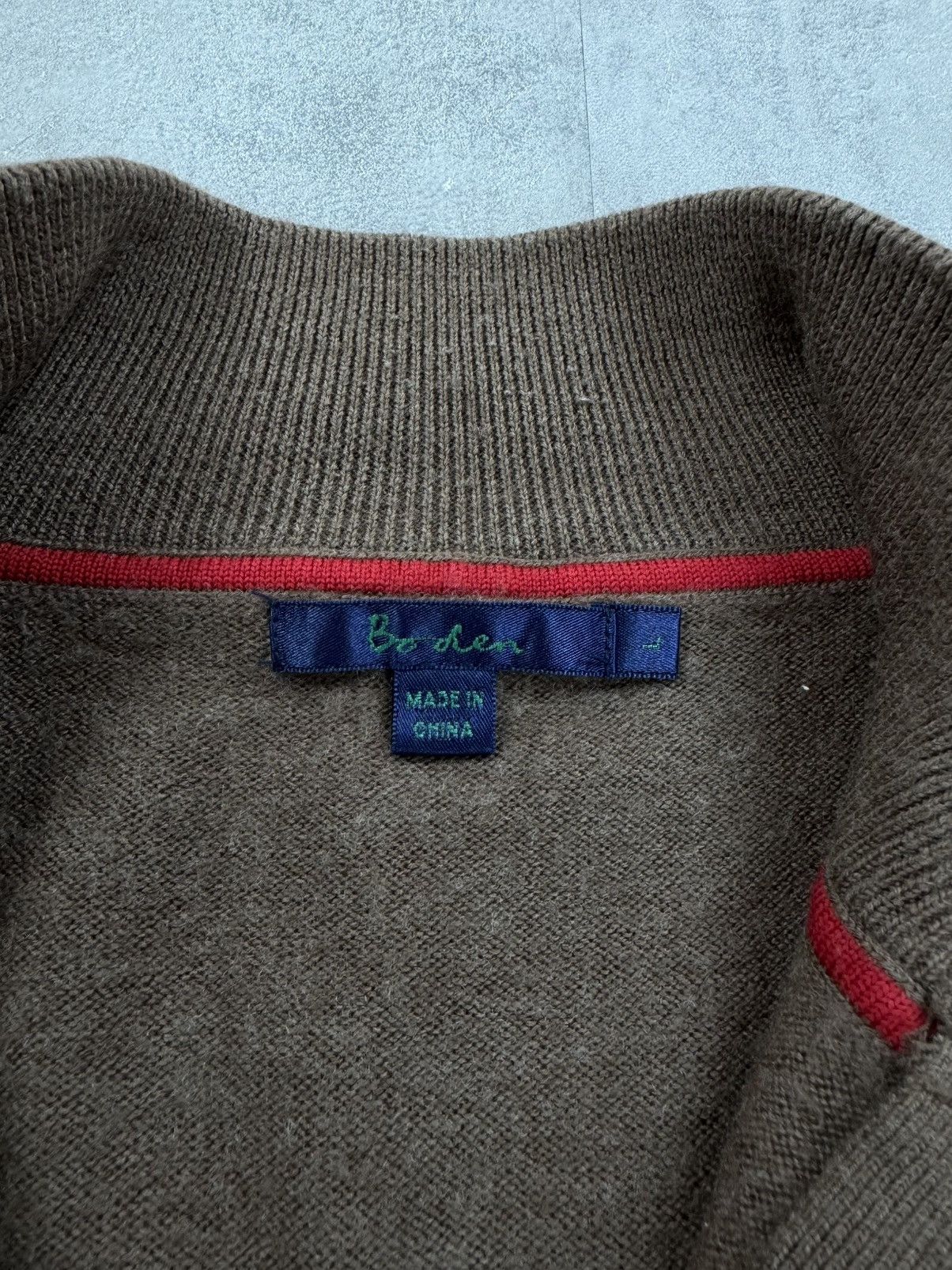 Boden Boden Merino wool half zip pullover Brown Mens size L Size US L / EU 52-54 / 3 - 6 Thumbnail