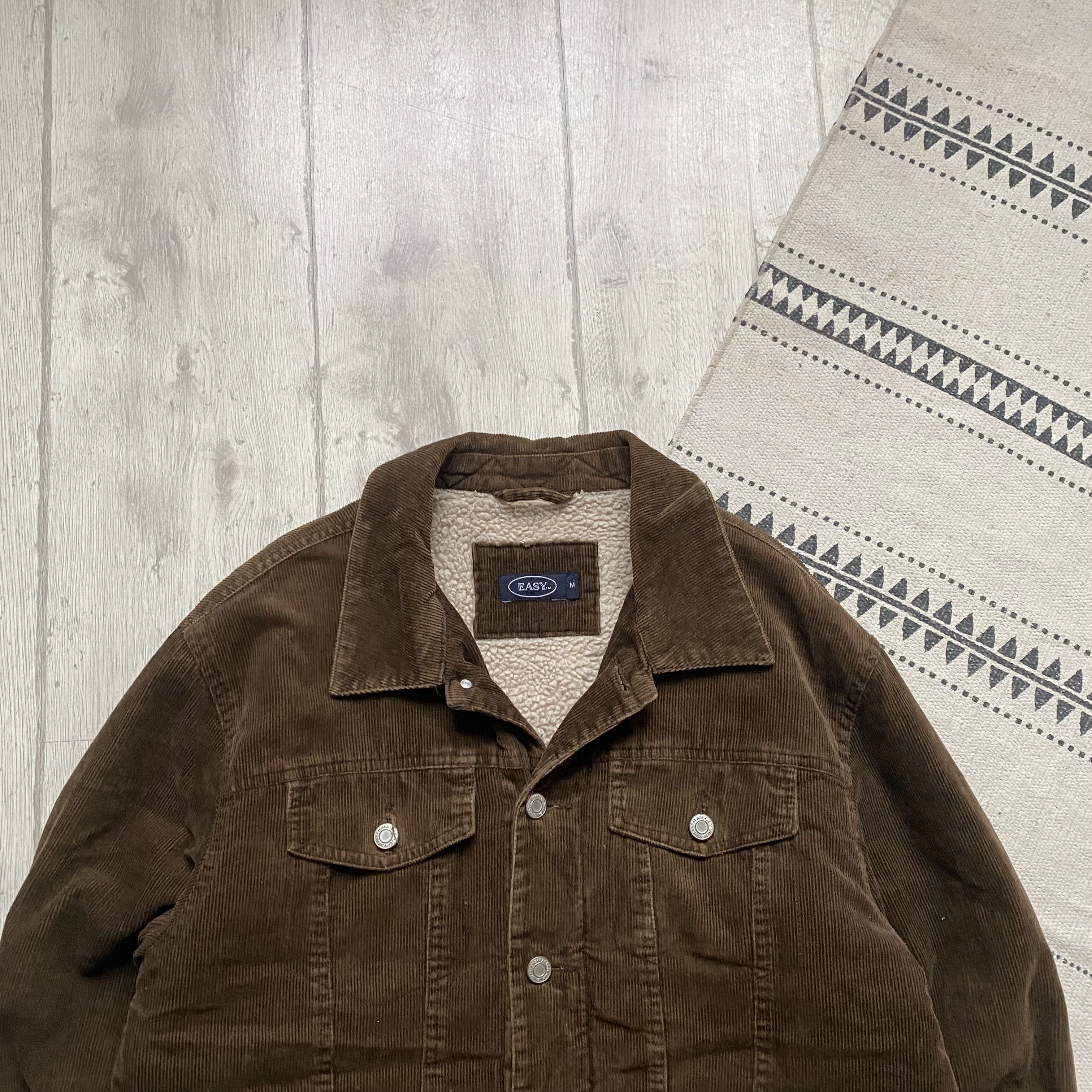 Diesel Vintage Y2K 90s Corduroy Denim Sherpa jacket Trucker Diesel Size US M / EU 48-50 / 2 - 2 Thumbnail