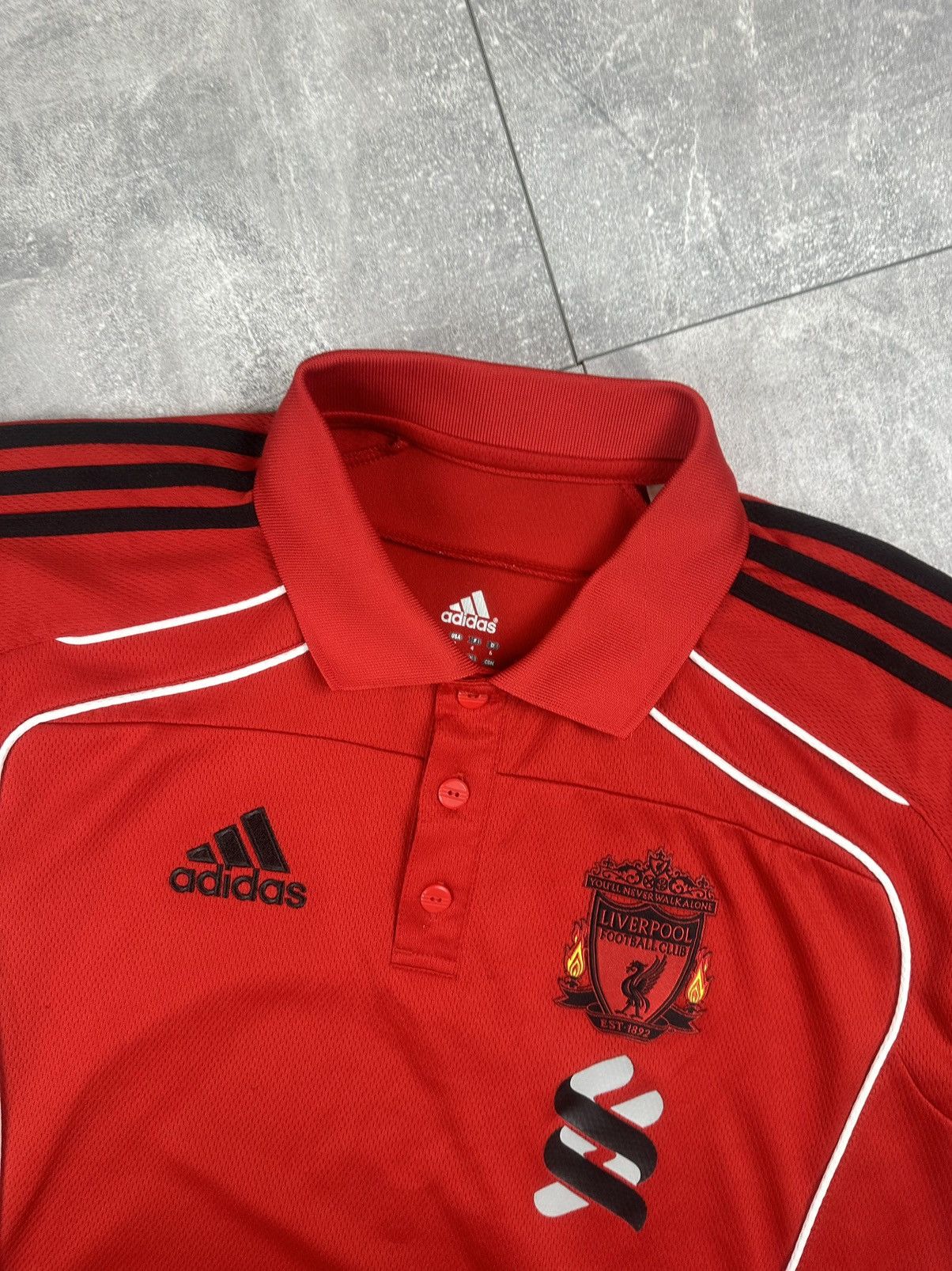 Adidas Adidas Liverpool FC Polo Training Jersey 2010 Size US M / EU 48-50 / 2 - 6 Thumbnail