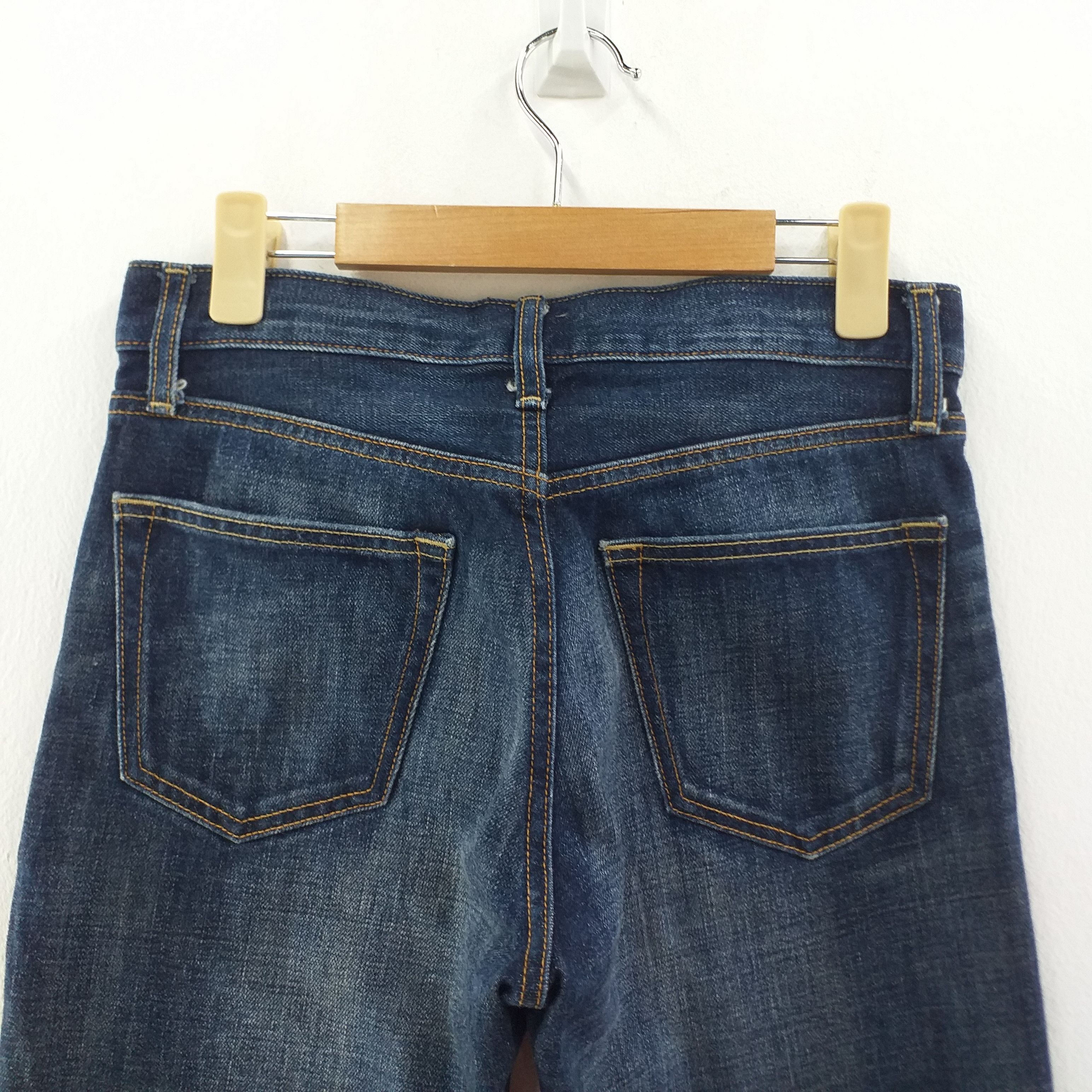 Japanese Brand Uniqlo Japanese Brand Distressed Denim 29x34 -JN025 Size US 29 - 4 Thumbnail