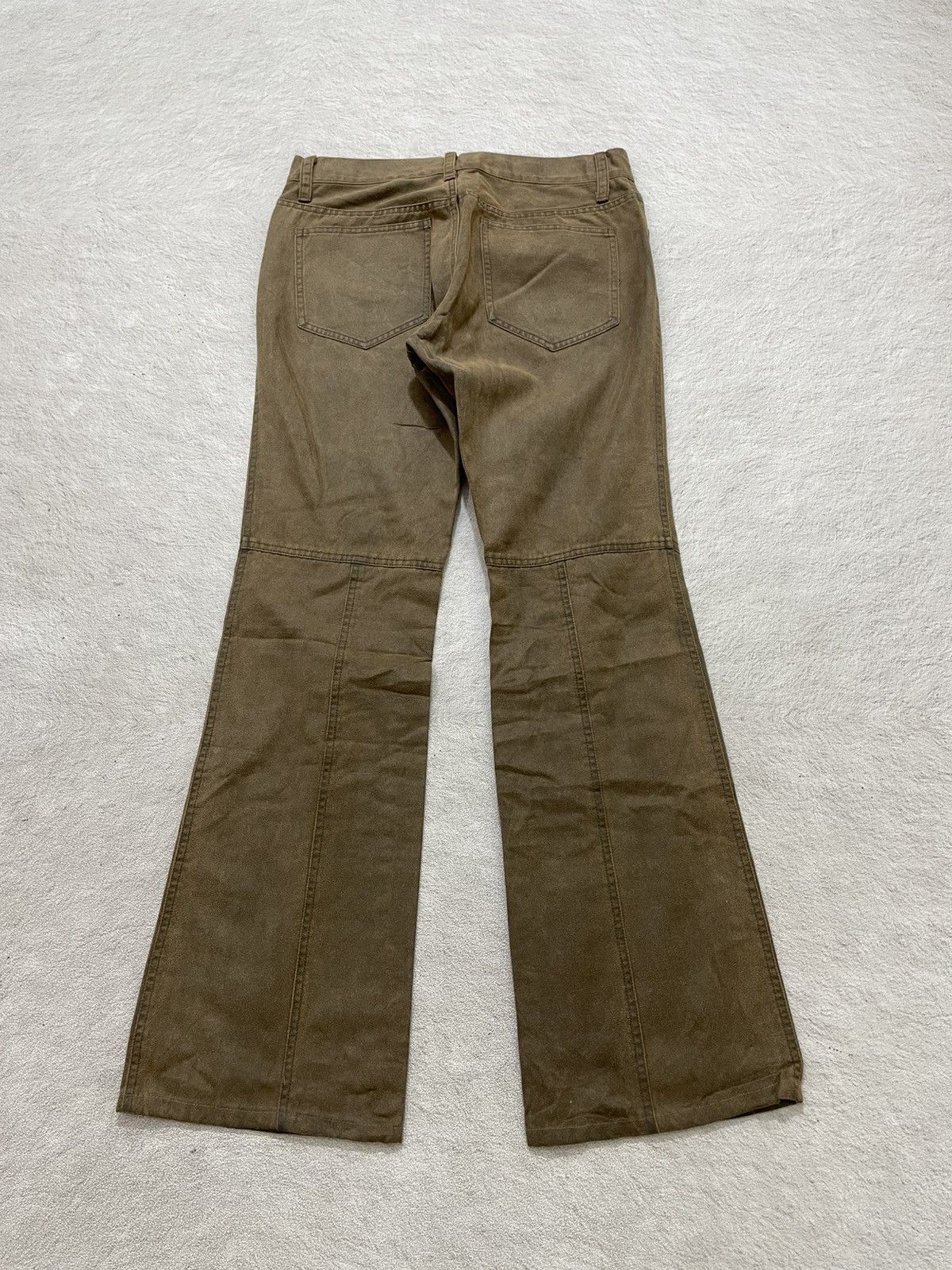 Le Grande Bleu (L.G.B.) 2000s Kapital Suede Panel Pants Flared Ifsix Undercover Y2K Size US 30 / EU 46 - 8 Thumbnail