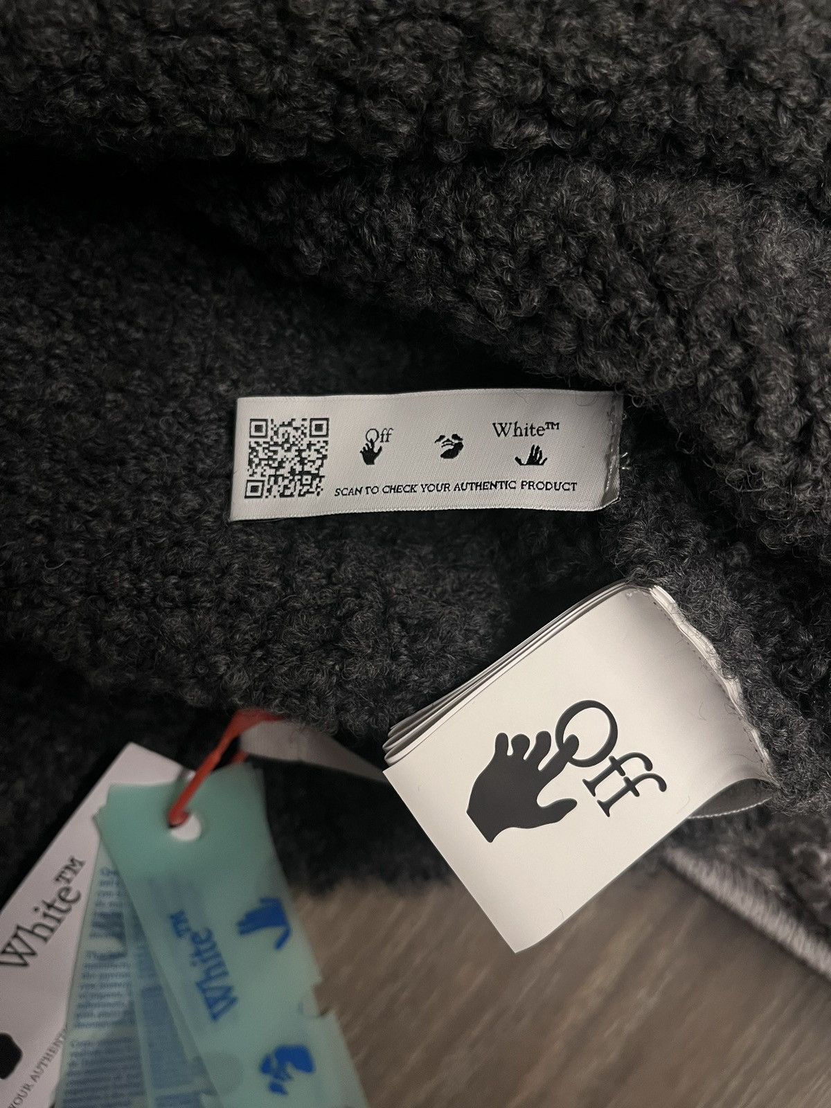 Off-White Off-white ,,chunky funky’’ knit Size US XL / EU 56 / 4 - 8 Thumbnail